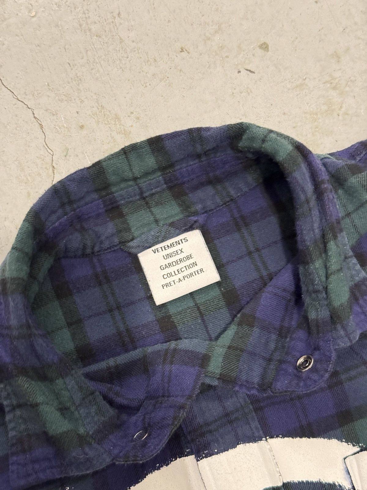 Vetements *RARE* VETEMENTS ANARCHY GOTH FLANNEL SHIRT GVASALIA Size US M / EU 48-50 / 2 - 9 Thumbnail