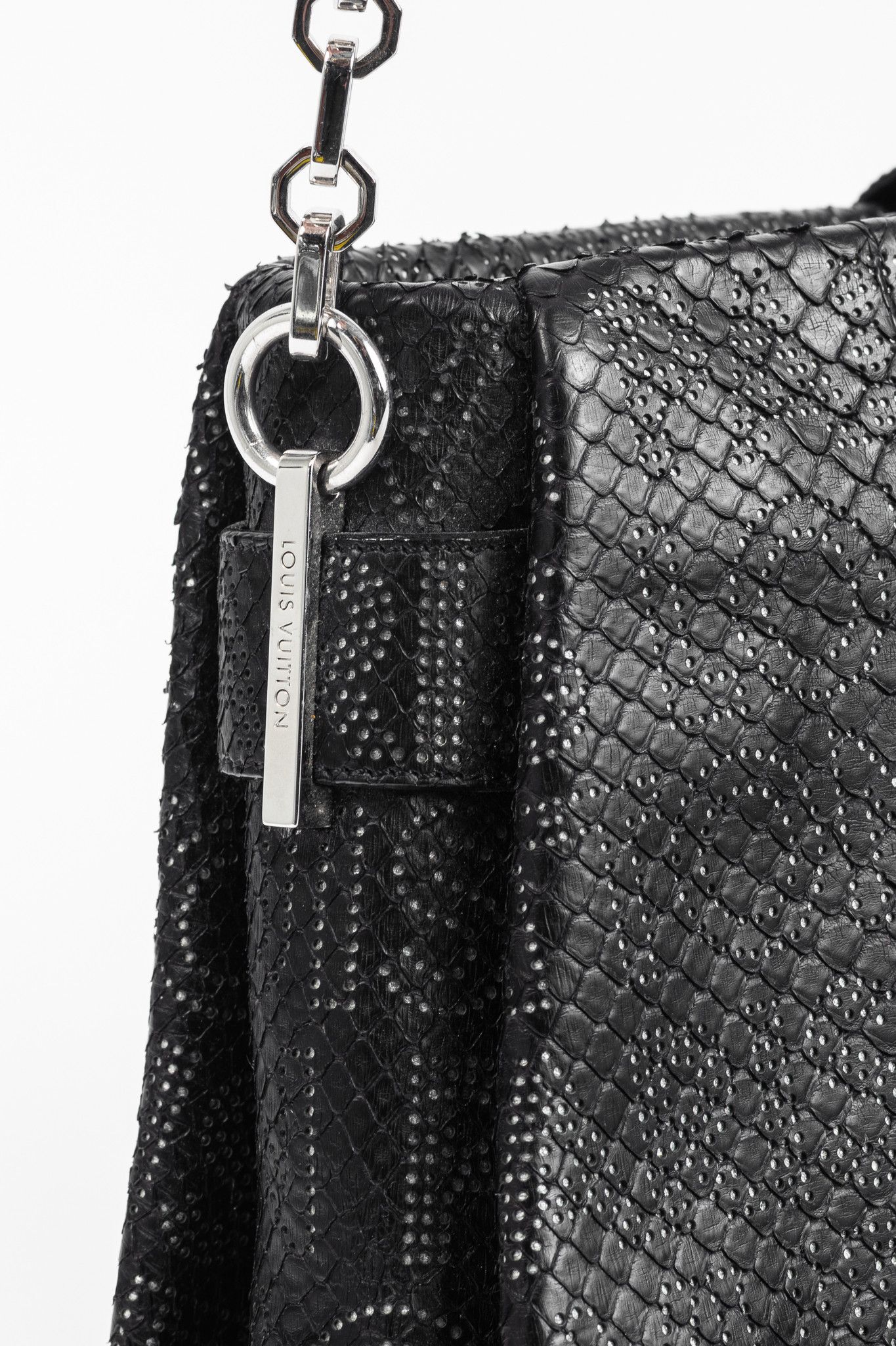 Louis Vuitton Louis Vuitton AW/08 Runway Lutece Perfore Python Bag Size ONE SIZE - 8 Thumbnail