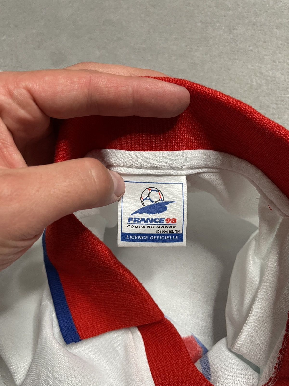 Vintage Vintage White Jersey England 1998 World Cup Size US L / EU 52-54 / 3 - 7 Thumbnail