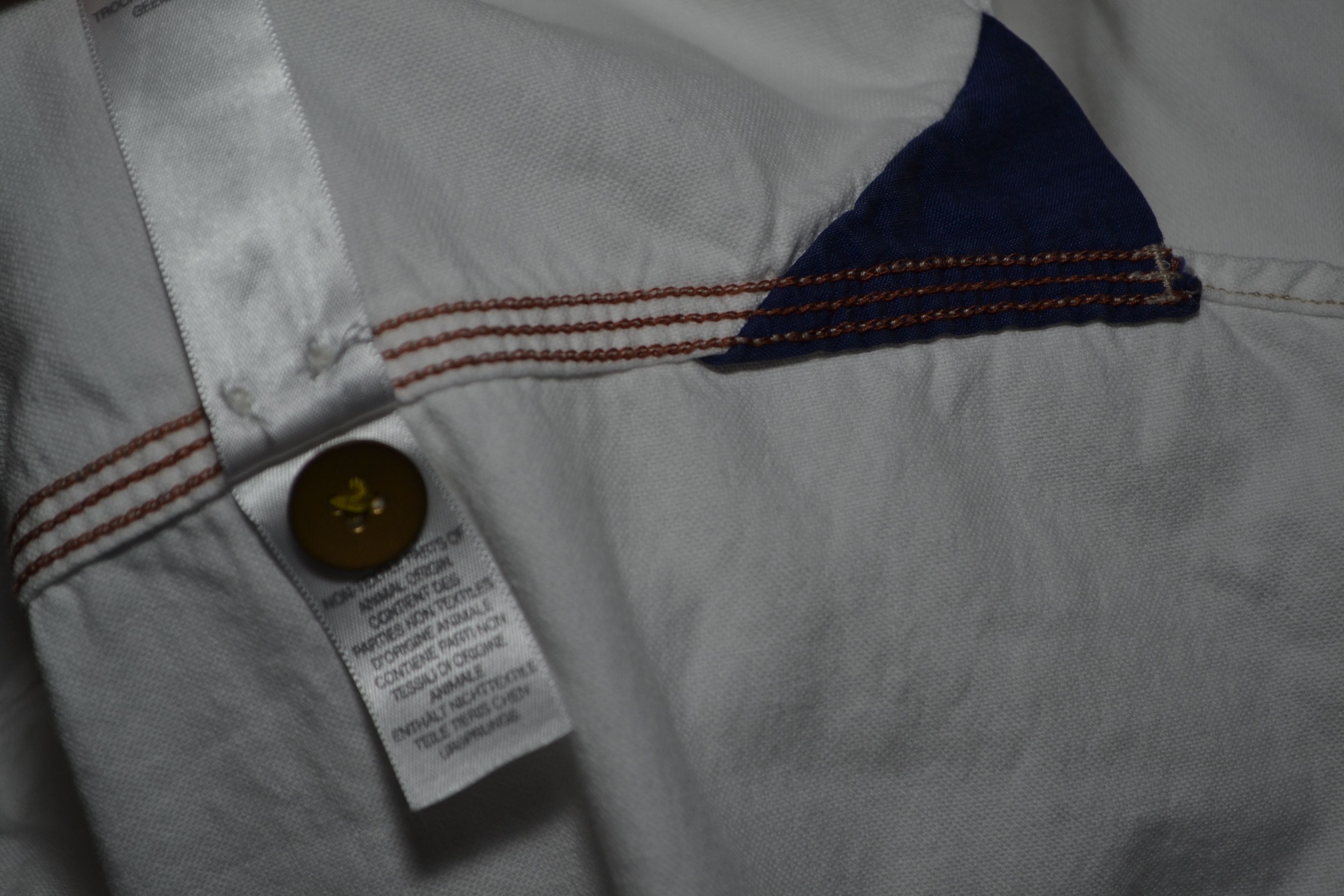Paul Smith Paul Smith Red Ear Japan Workwear M White Thick Cotton Shirt Size US M / EU 48-50 / 2 - 13 Thumbnail