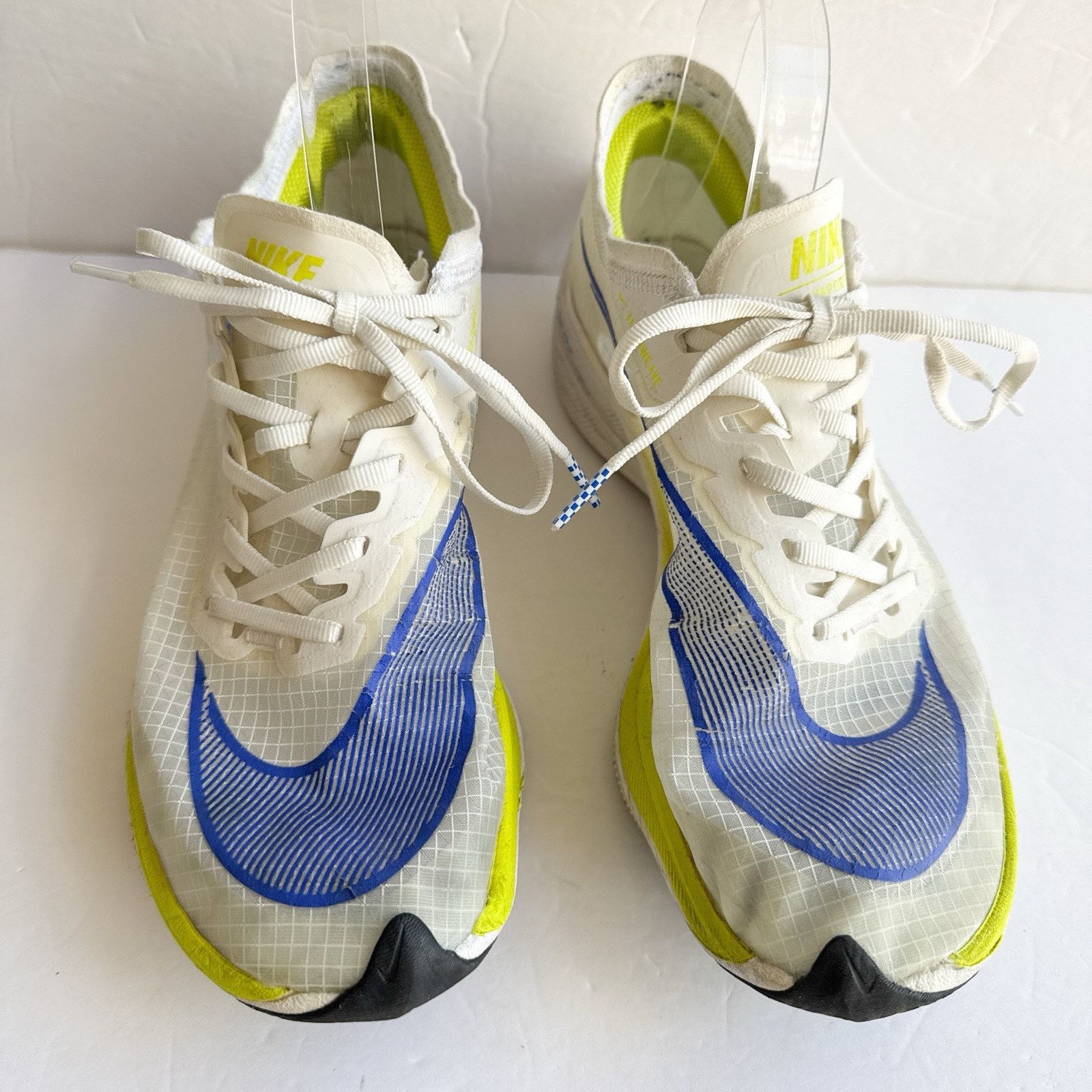 Nike Nike VaporFly White Blue ZoomX Next Mens Size 8 Box Included Size US 8 / EU 41 - 3 Thumbnail