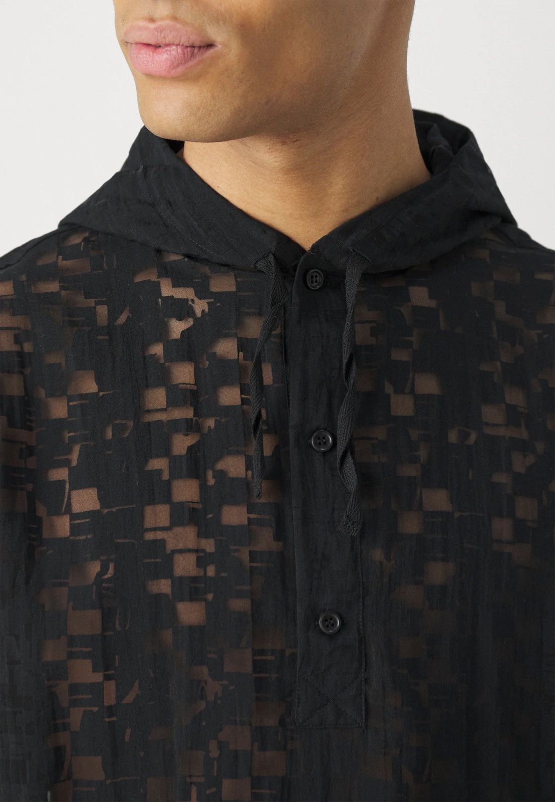 Henrik Vibskov !DS! SS24 Henrik Vibskov Booking Black Hoodie Shirt Size US S / EU 44-46 / 1 - 6 Thumbnail