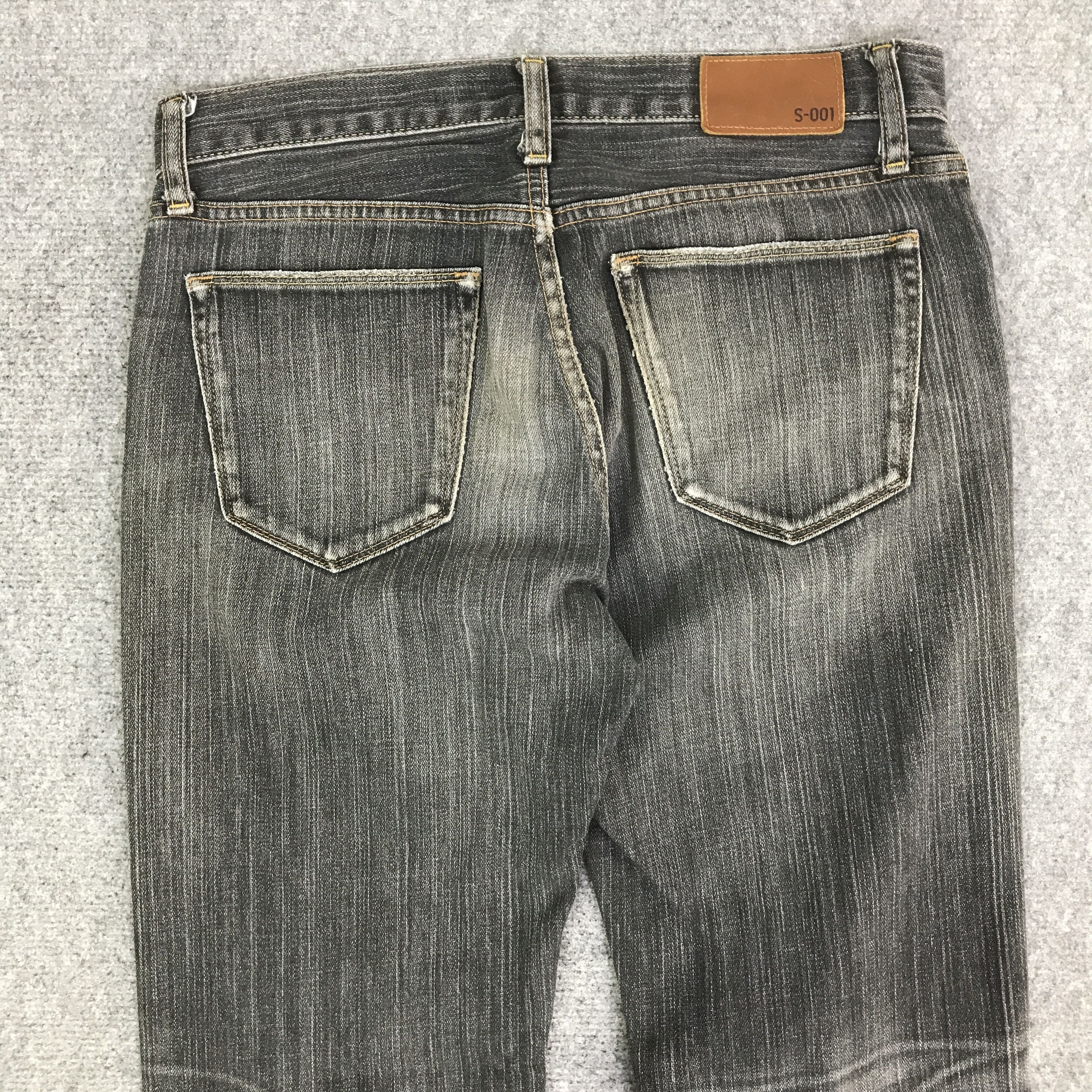 Uniqlo JAPANESE UNIQLO BLACK FADED JEANS PANTS K74B13 Size US 30 / EU 46 - 5 Thumbnail