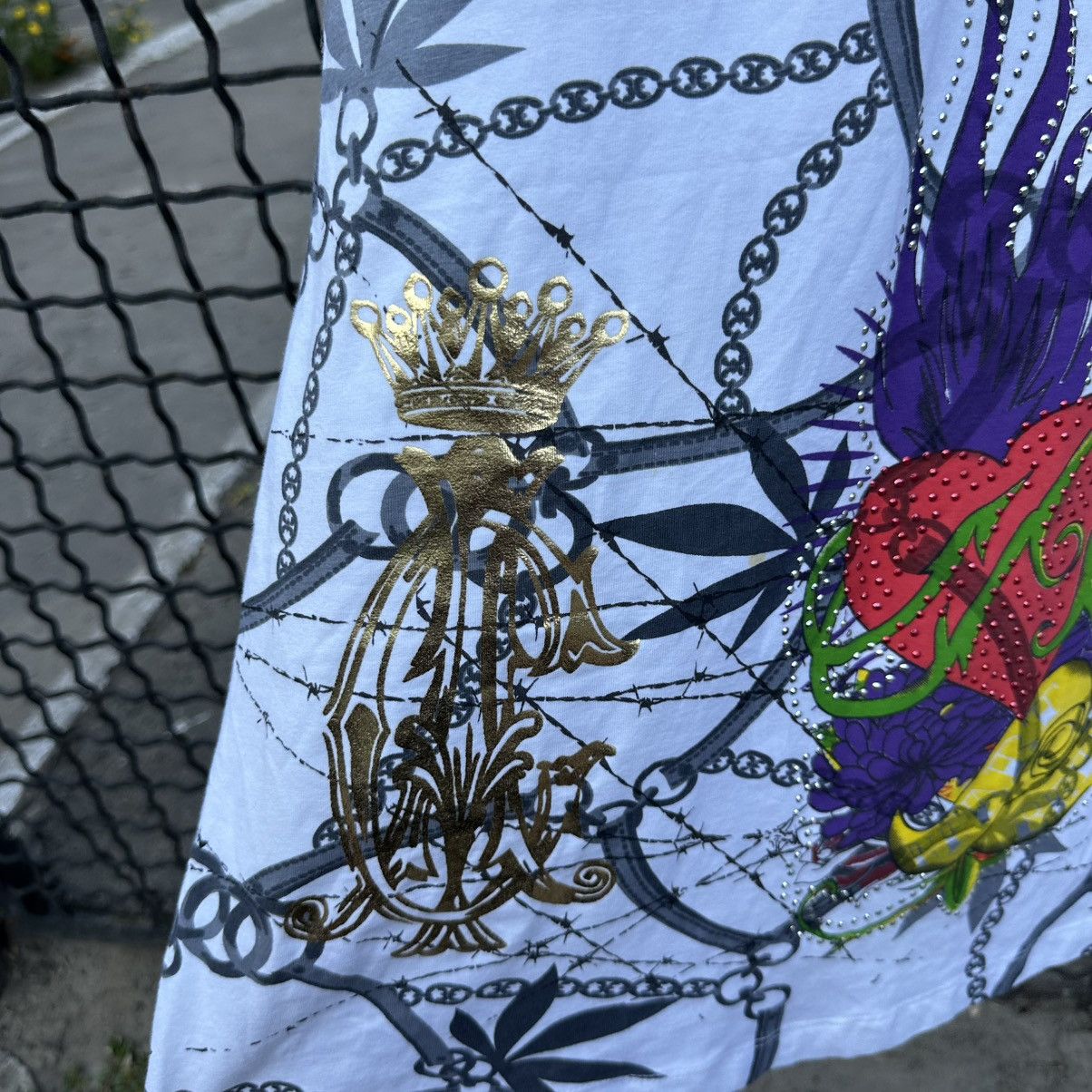 Christian Audigier ❗️NWT❗️Christian Audigier Mini Dress Size XL / US 12-14 / IT 48-50 - 6 Thumbnail