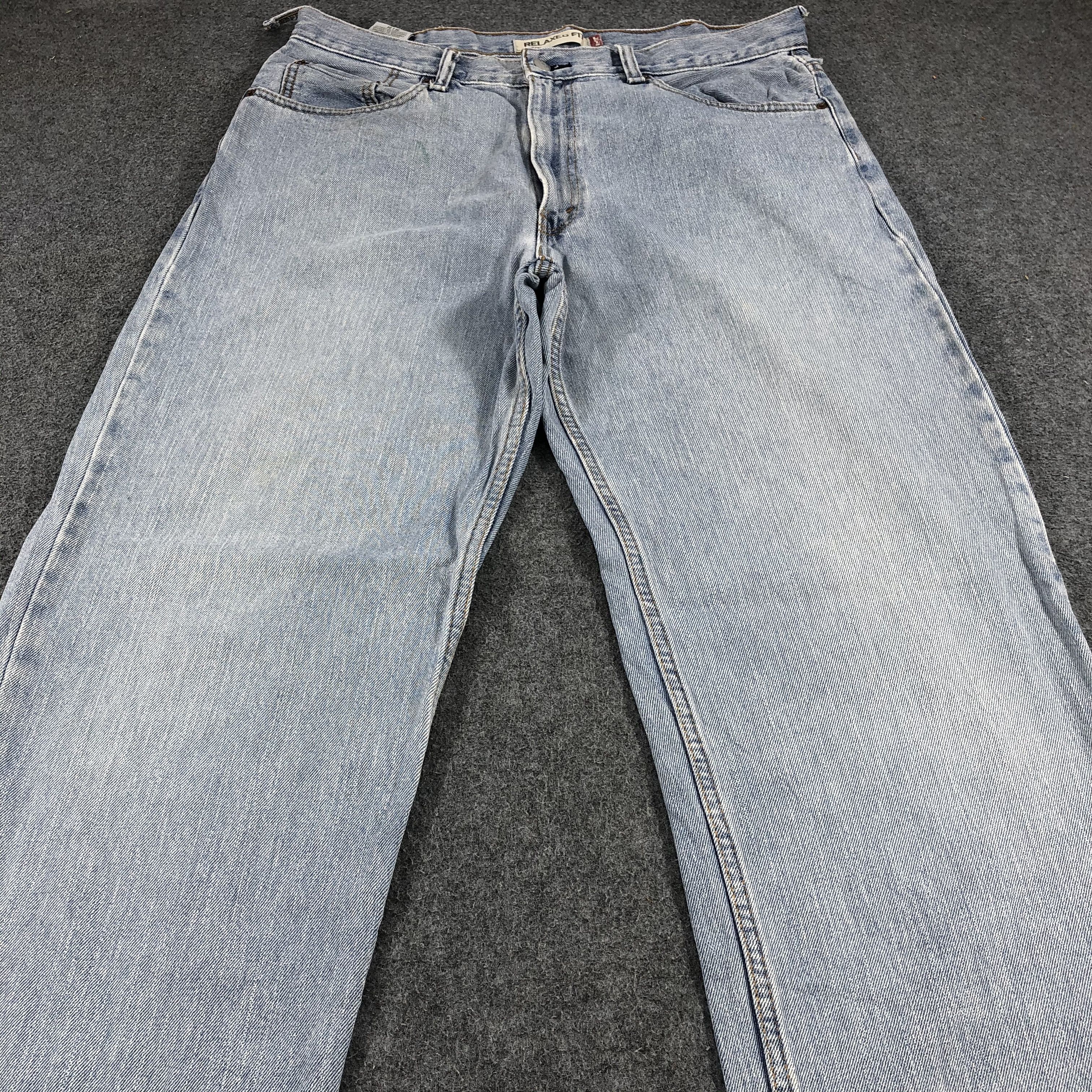 Levi's Vintage Levis 550 Jeans Relaxed Fit Denim-J1078 Size US 37 - 3 Thumbnail