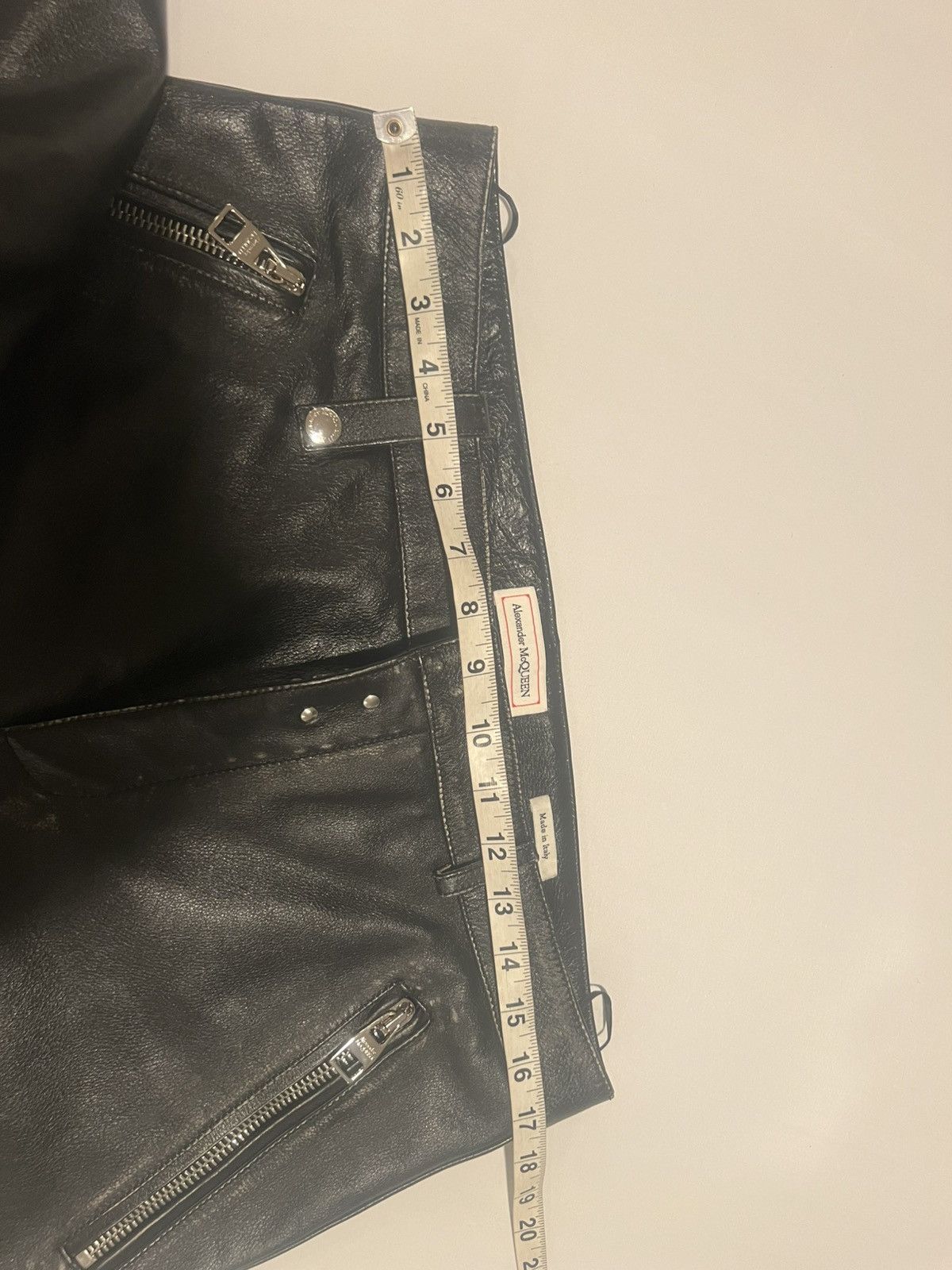 Alexander McQueen Alexander McQueen biker leather pants. 50/34. $5600 Size US 34 / EU 50 - 4 Thumbnail