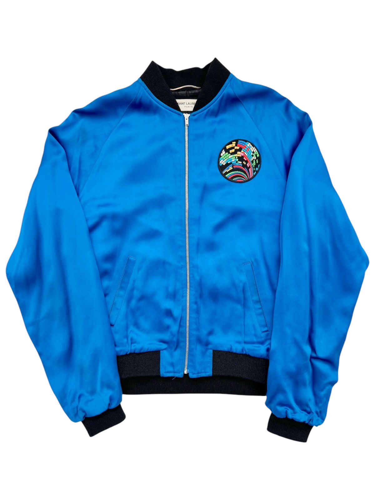 Saint Laurent Paris 2016 Grail Shark Sweet Dreams Satin Bomber Size US M / EU 48-50 / 2 - 2 Thumbnail