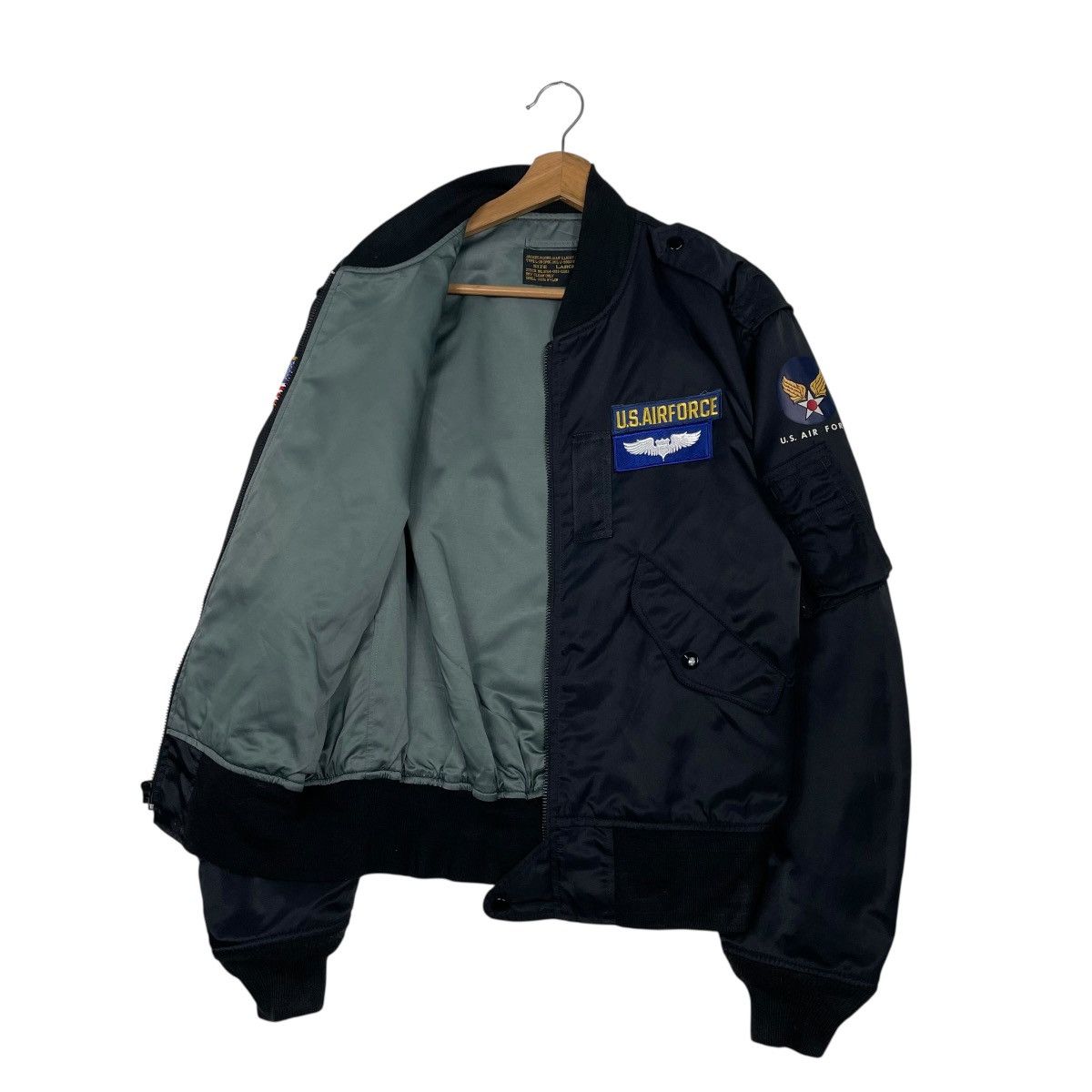Japanese Brand US Air Force Military Type L-2B Bomber Jacket Size US M / EU 48-50 / 2 - 9 Thumbnail