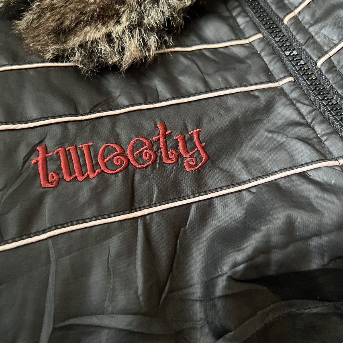 Cartoon Network 2000s Tweety by Looney Tune Fur Neck Multifunction Jacket Size M / US 6-8 / IT 42-44 - 4 Thumbnail