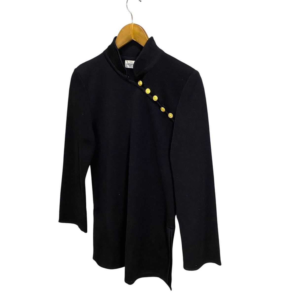 Yves Saint Laurent Yves Saint Laurent Assymmetrical bottom neck blouse Size S / US 4 / IT 40 - 3 Thumbnail