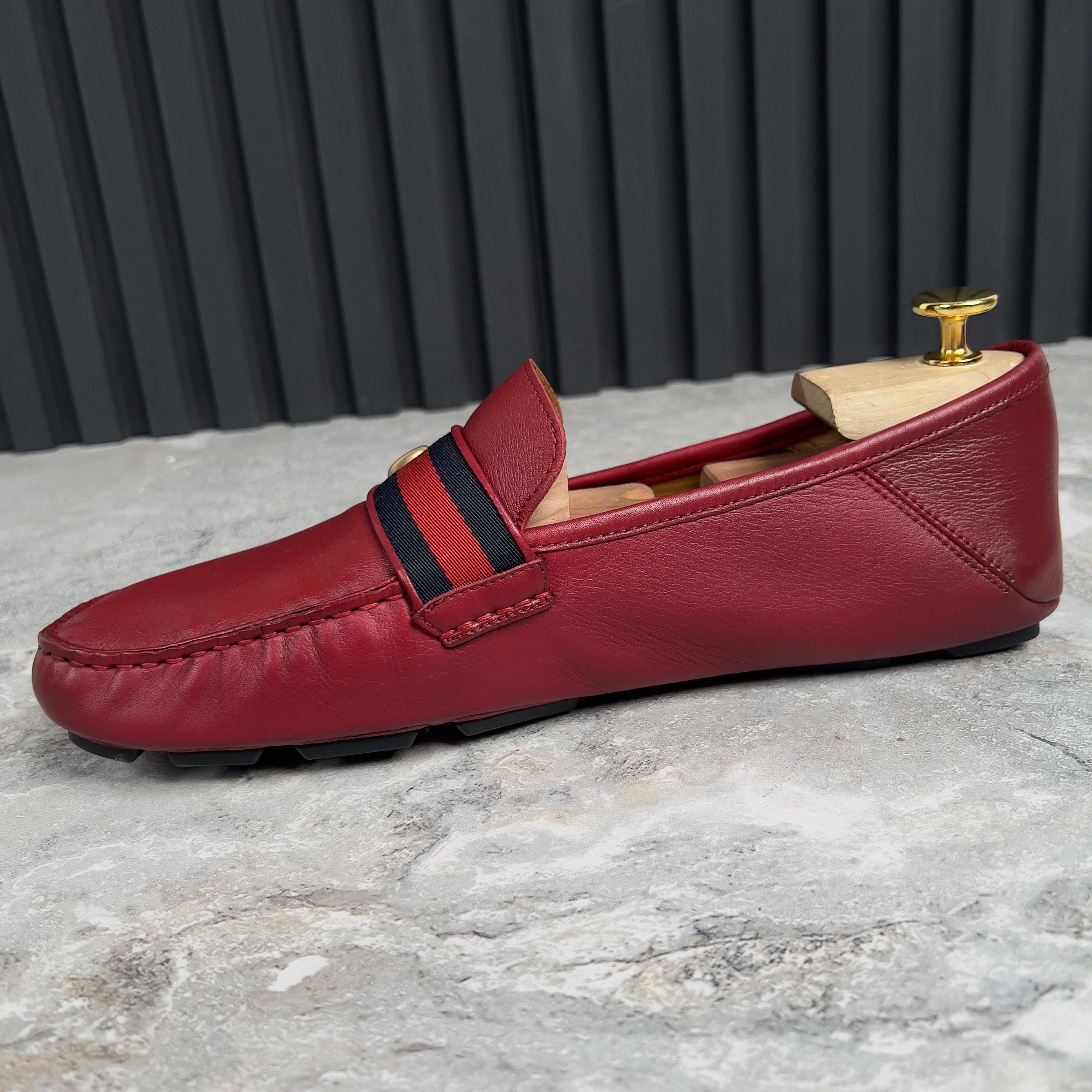 Gucci Gucci Marmont Double GG Web Driving Moccasin Leather Size US 8.5 / EU 41-42 - 8 Thumbnail