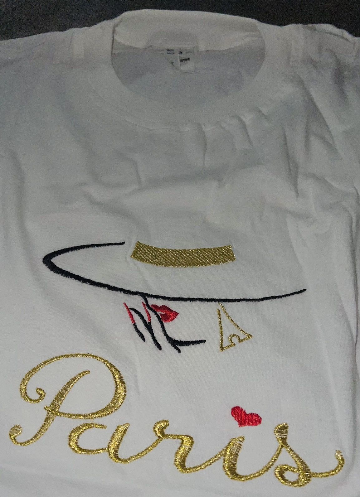 Vintage VINTAGE PARIS FASHION T-SHIRT ❤️ Size US L / EU 52-54 / 3 - 9 Thumbnail