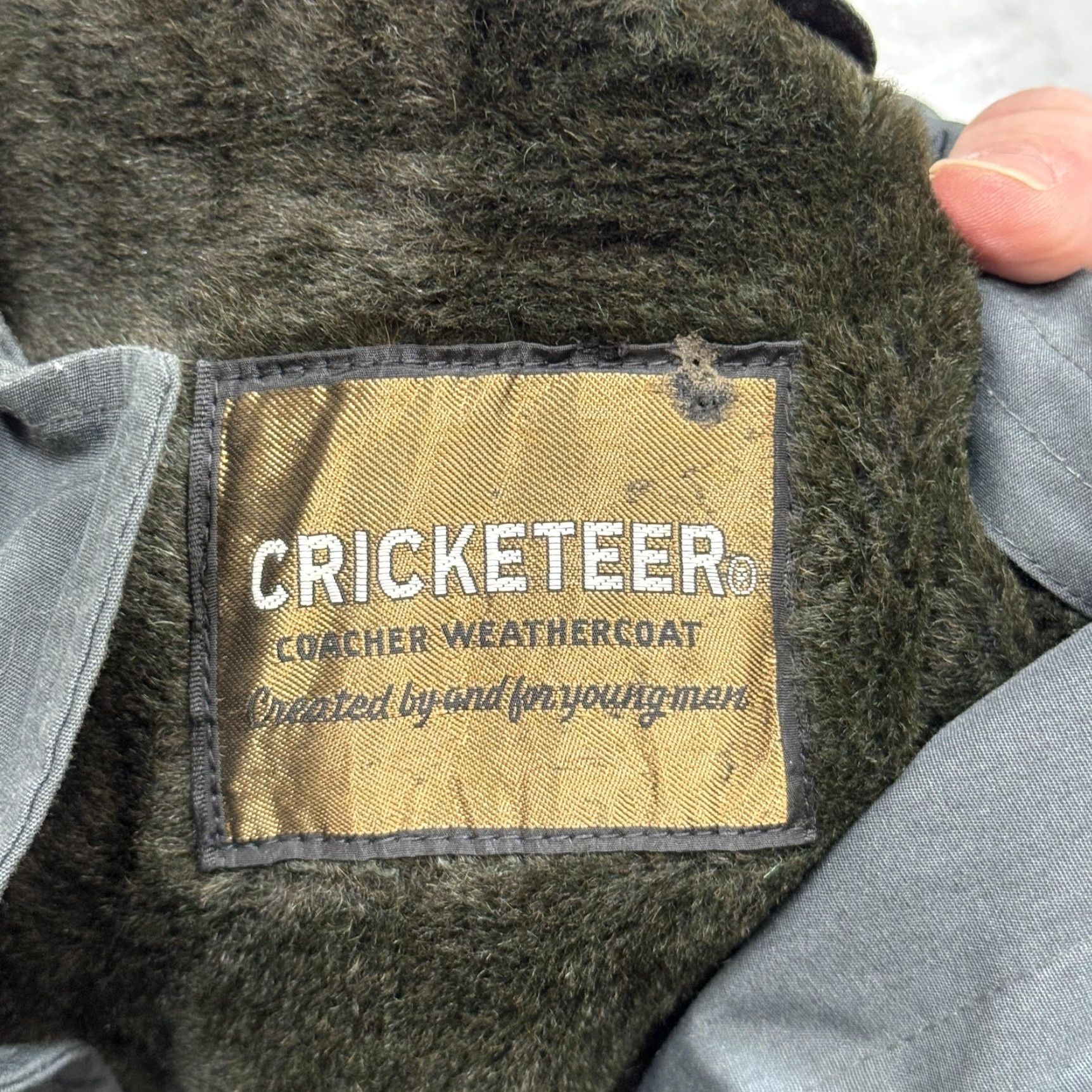 Rains VINTAGE Cricketeer Coat Mens M Gray Rain Trench Weathercoat Lined 60s 70s Weathercoat Coat Mens Gray Rain Coat Vintage 60s 70s Cricketeer Coat Size US M / EU 48-50 / 2 - 3 Thumbnail