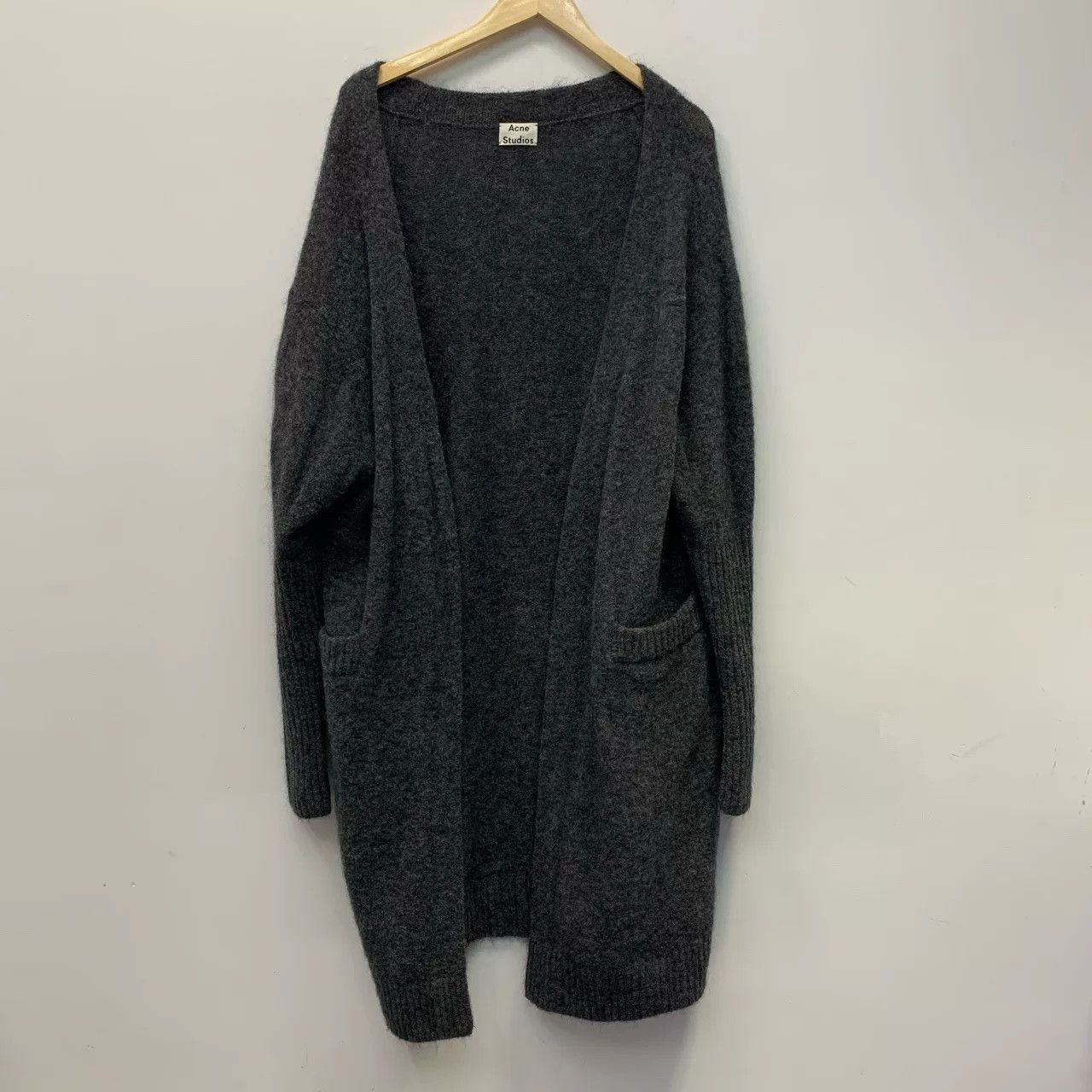 Acne Studios Gray Long Cardigan from Acne Studios Size M / US 6-8 / IT 42-44 - 1 Thumbnail