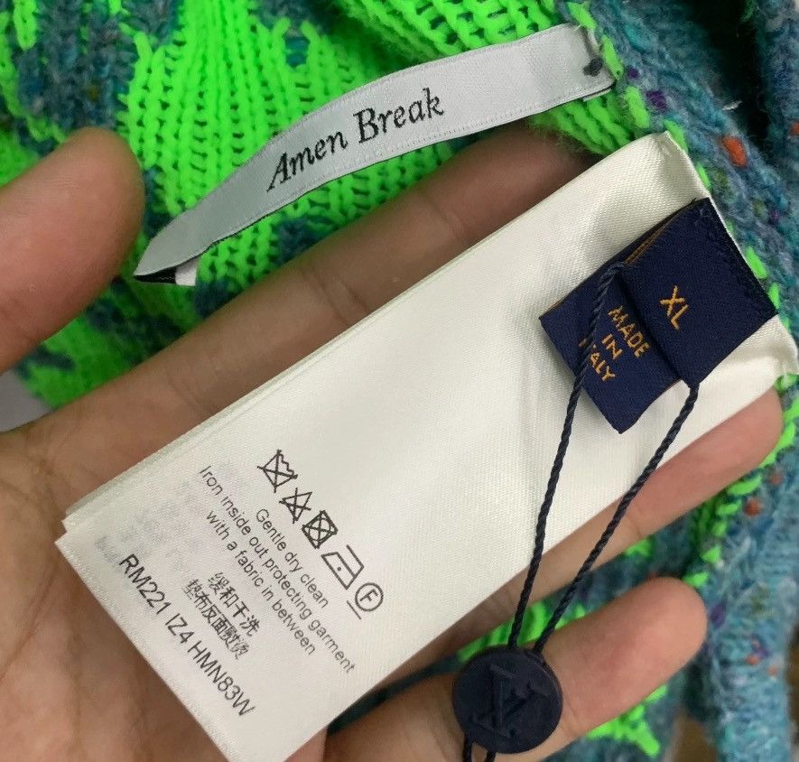 Louis Vuitton Louis Vuitton grey green full printed logo woo2412-Nextarrow Size US XL / EU 56 / 4 - 4 Thumbnail