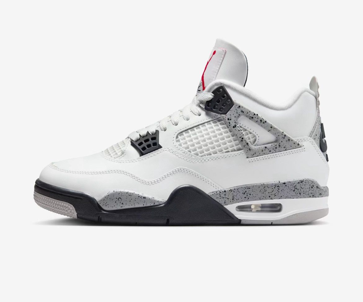 Nike Jordan 4 Retro White Cement Size US 12.5 / EU 45-46 - 1 Thumbnail