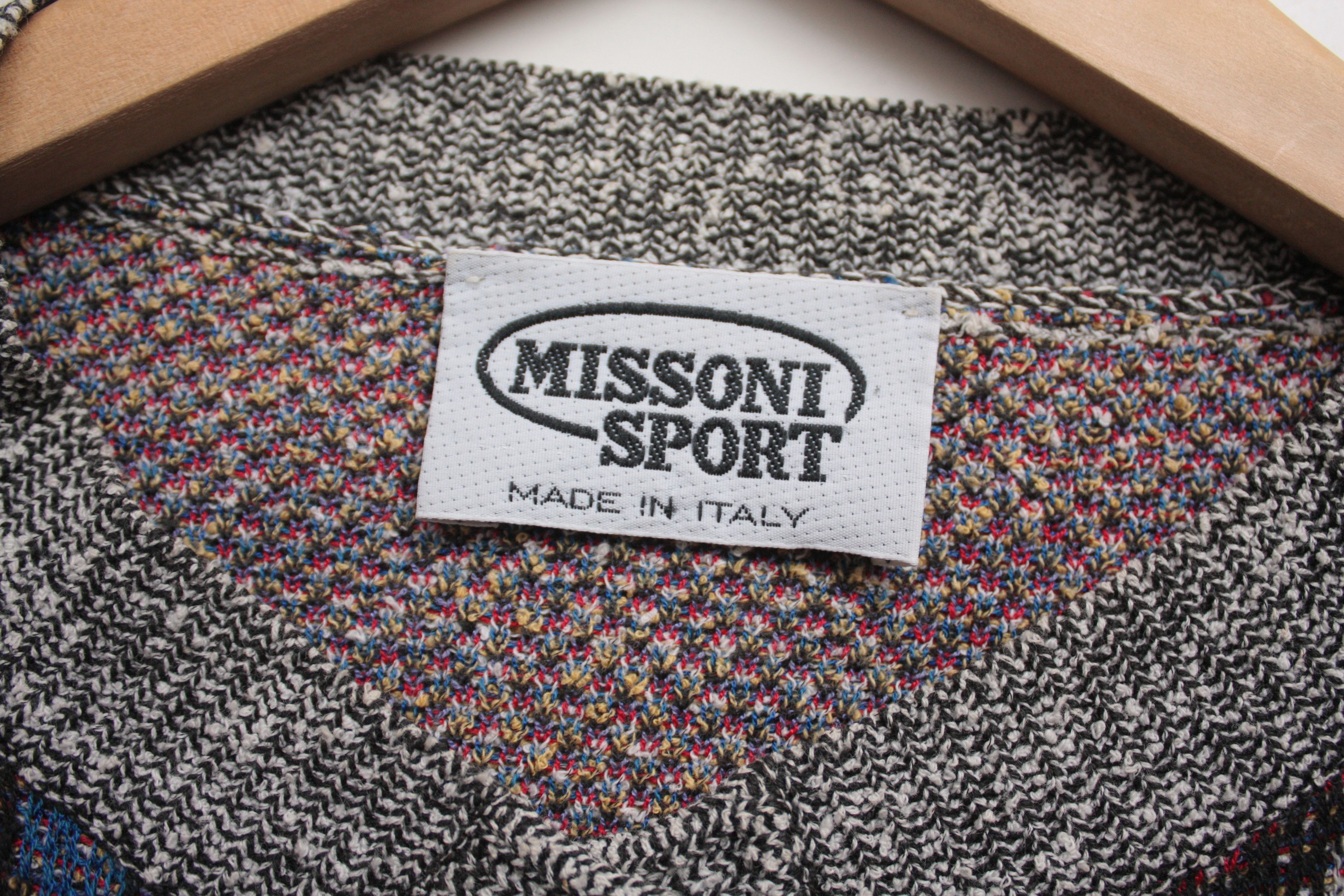 Missoni Missoni Sport Multicolor Knitted Sweater S Made In Italy Size US S / EU 44-46 / 1 - 4 Thumbnail