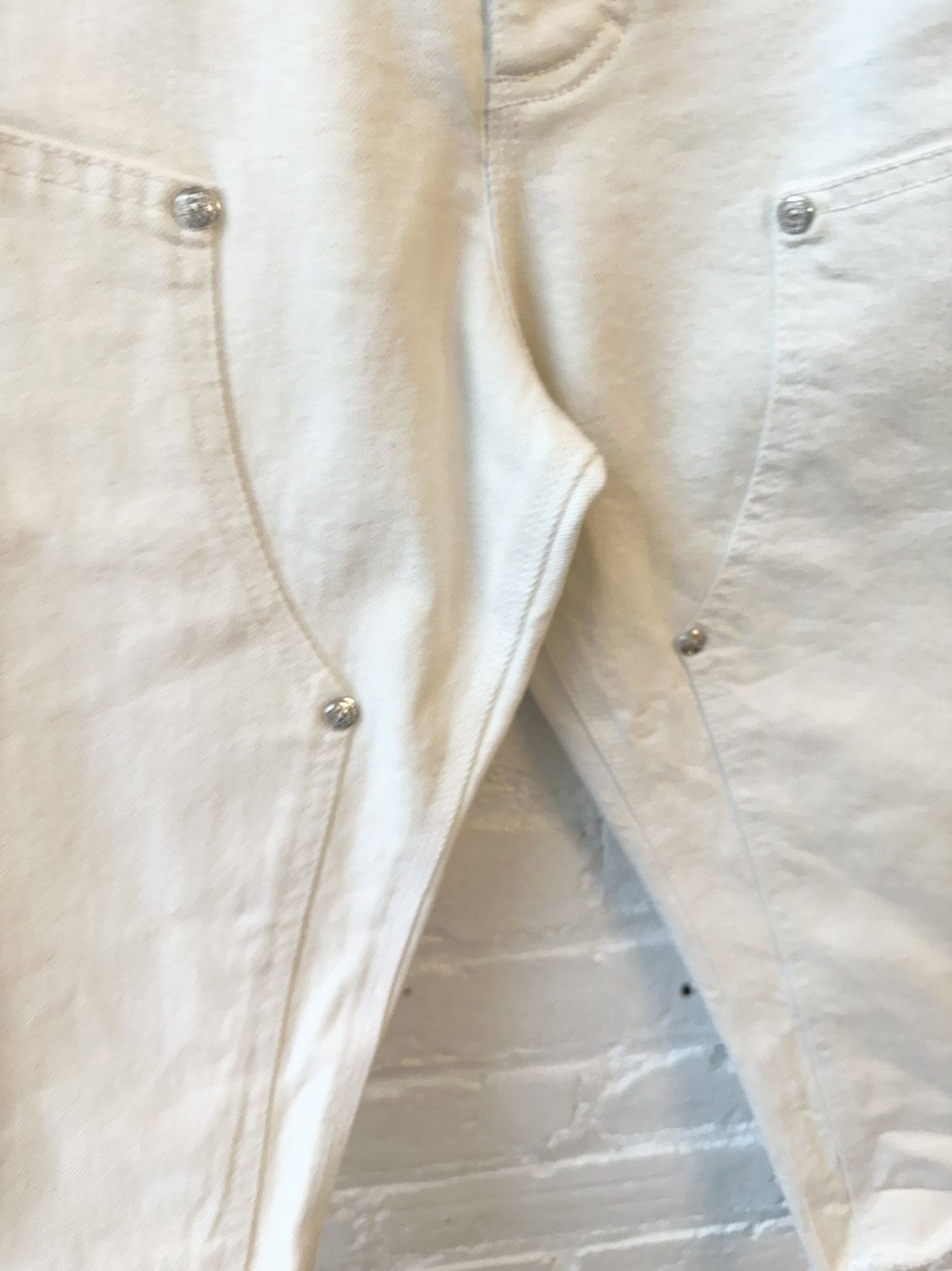 Chrome Hearts Chrome Hearts LONG carpenter 3/4 double knee denim shorts Size US 31 - 3 Thumbnail