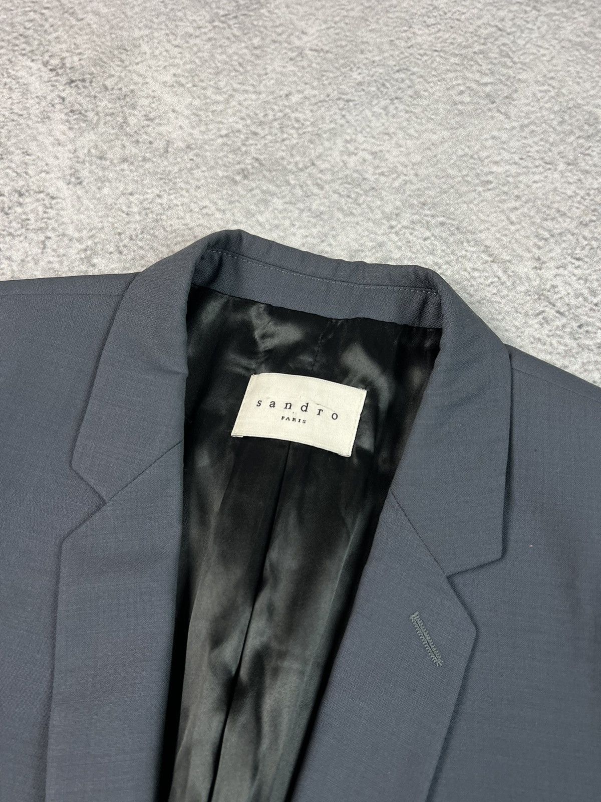 Designer × Sandro Sandro Paris luxury blazer jacket Size 52S - 4 Thumbnail