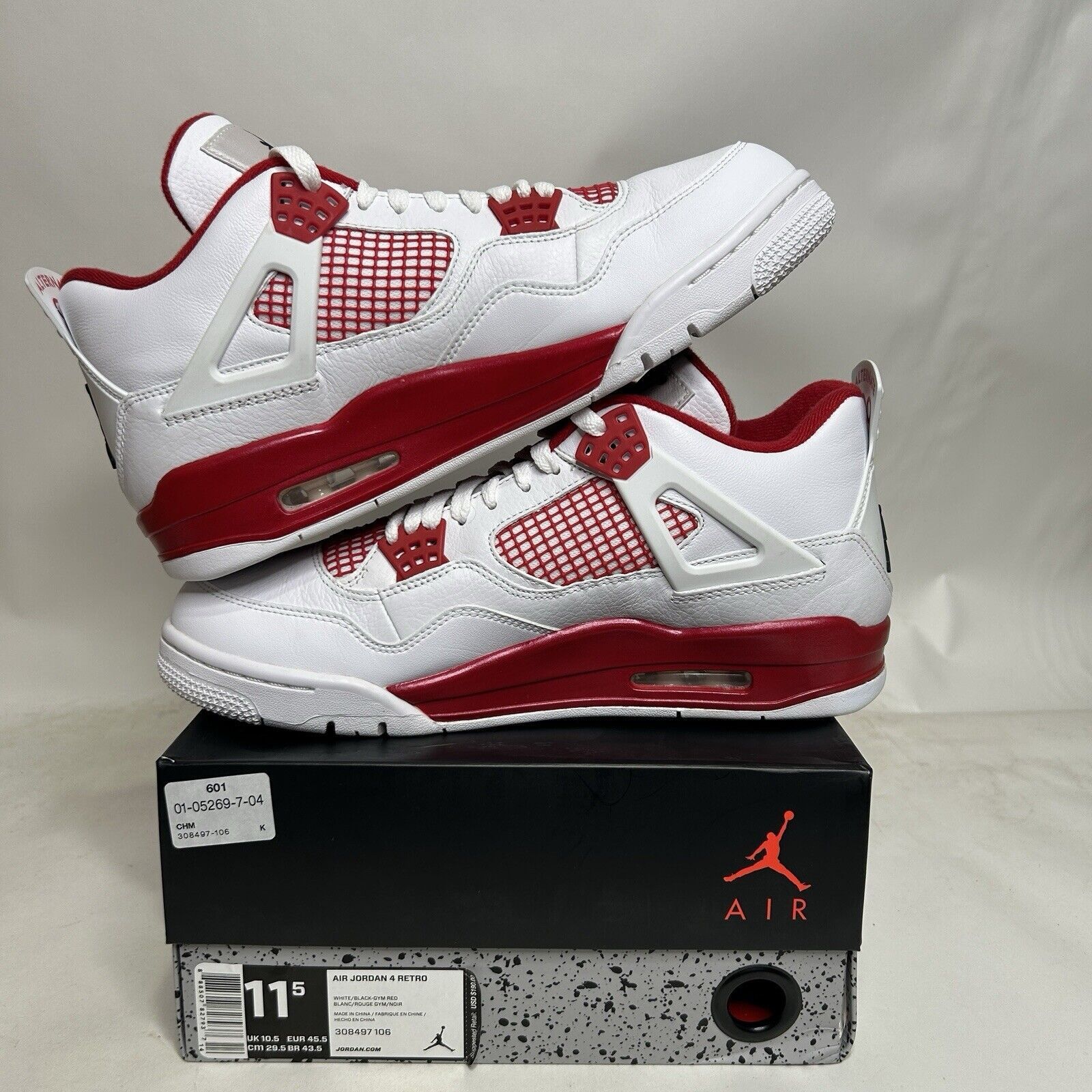 Jordan Brand Nike Shoes Air Jordan 4 Retro “Alternate 89” 2024 Size US 11.5 / EU 44-45 - 3 Thumbnail