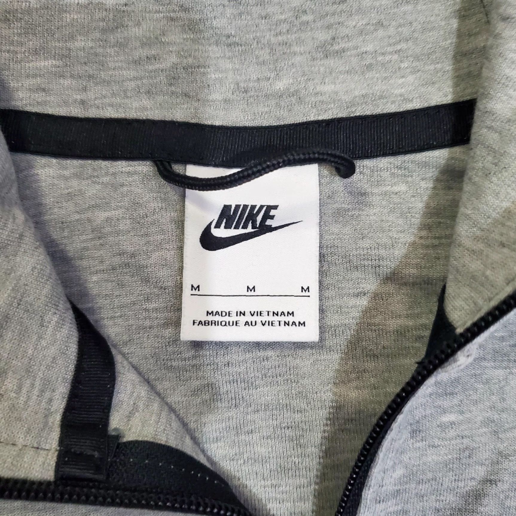 Nike VINTAGE Nike Tech Fleece Hoodie Womens Medium Gray Windrunner Full Zip CW4298-063 Size M / US 6-8 / IT 42-44 - 5 Thumbnail