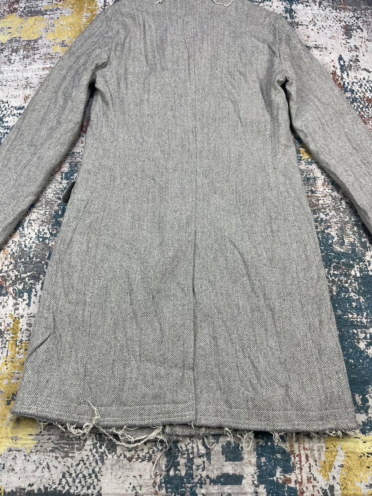 Tornado Mart Tornado Mart Frayed Edge Herringbone Coat Size US S / EU 44-46 / 1 - 10 Thumbnail