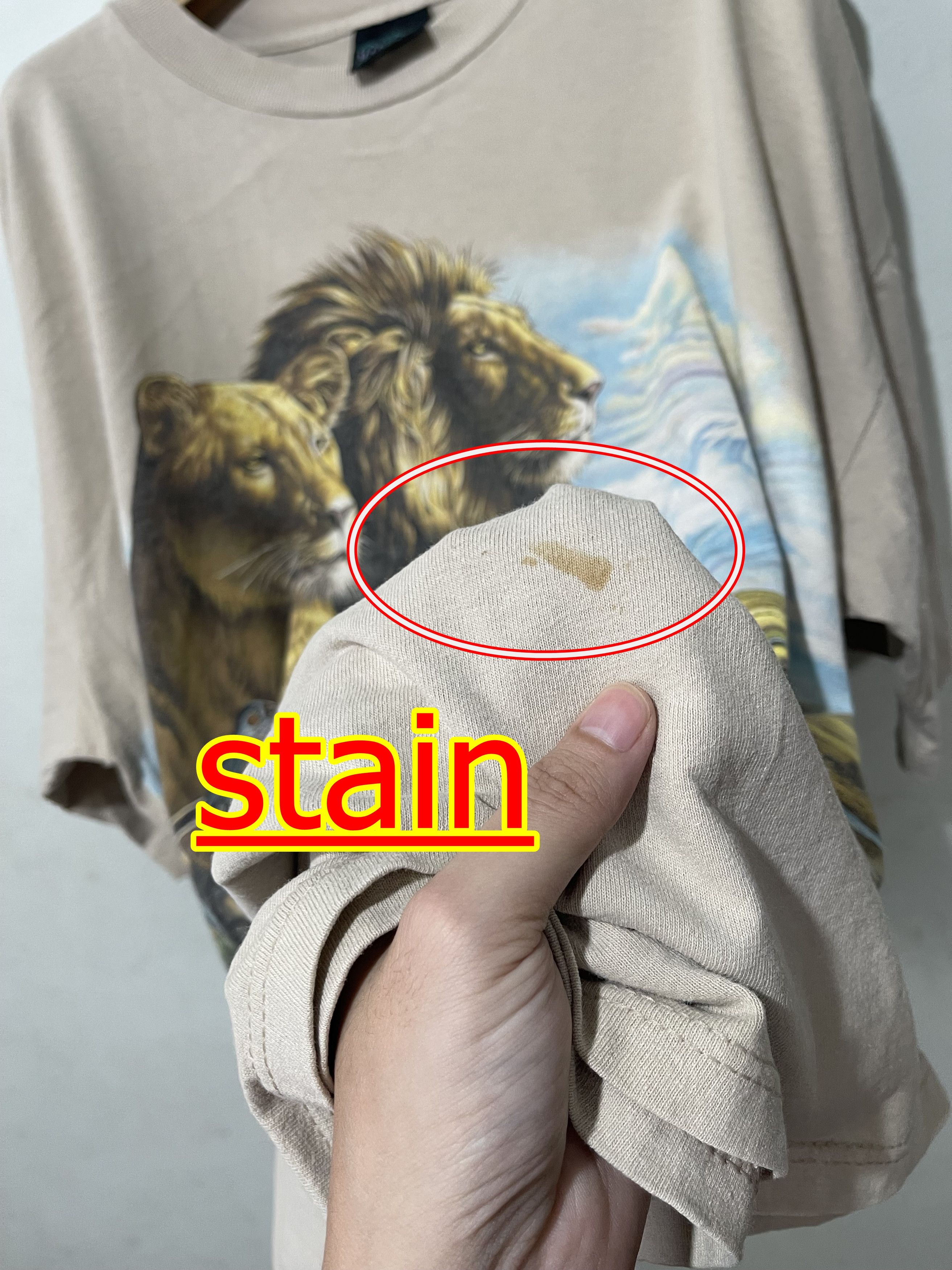 Vintage Vintage 90s Lion Shirt Size US XL / EU 56 / 4 - 9 Thumbnail