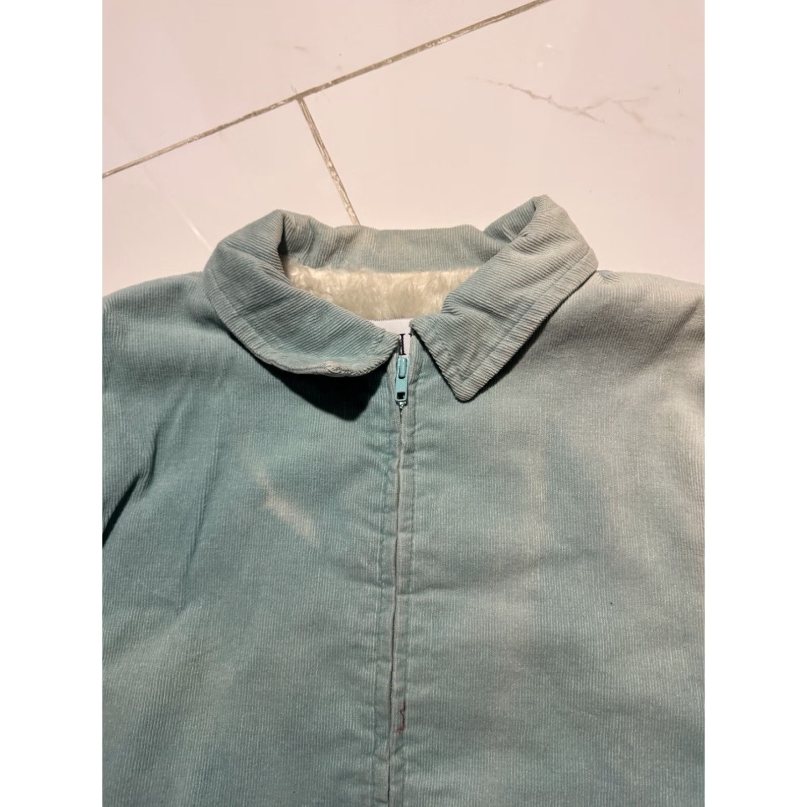 Blair VINTAGE Blair Corduroy Jacket 2XL Blue Faux Fur Lined 80s Unisex Adults Size XXL / US 16-18 / IT 52-54 - 7 Thumbnail