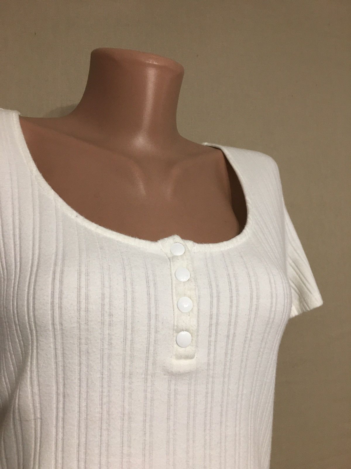 Sezane SEZANE Cotton Womens Stripped T-shirt White Size XS Size XS / US 0-2 / IT 36-38 - 6 Thumbnail
