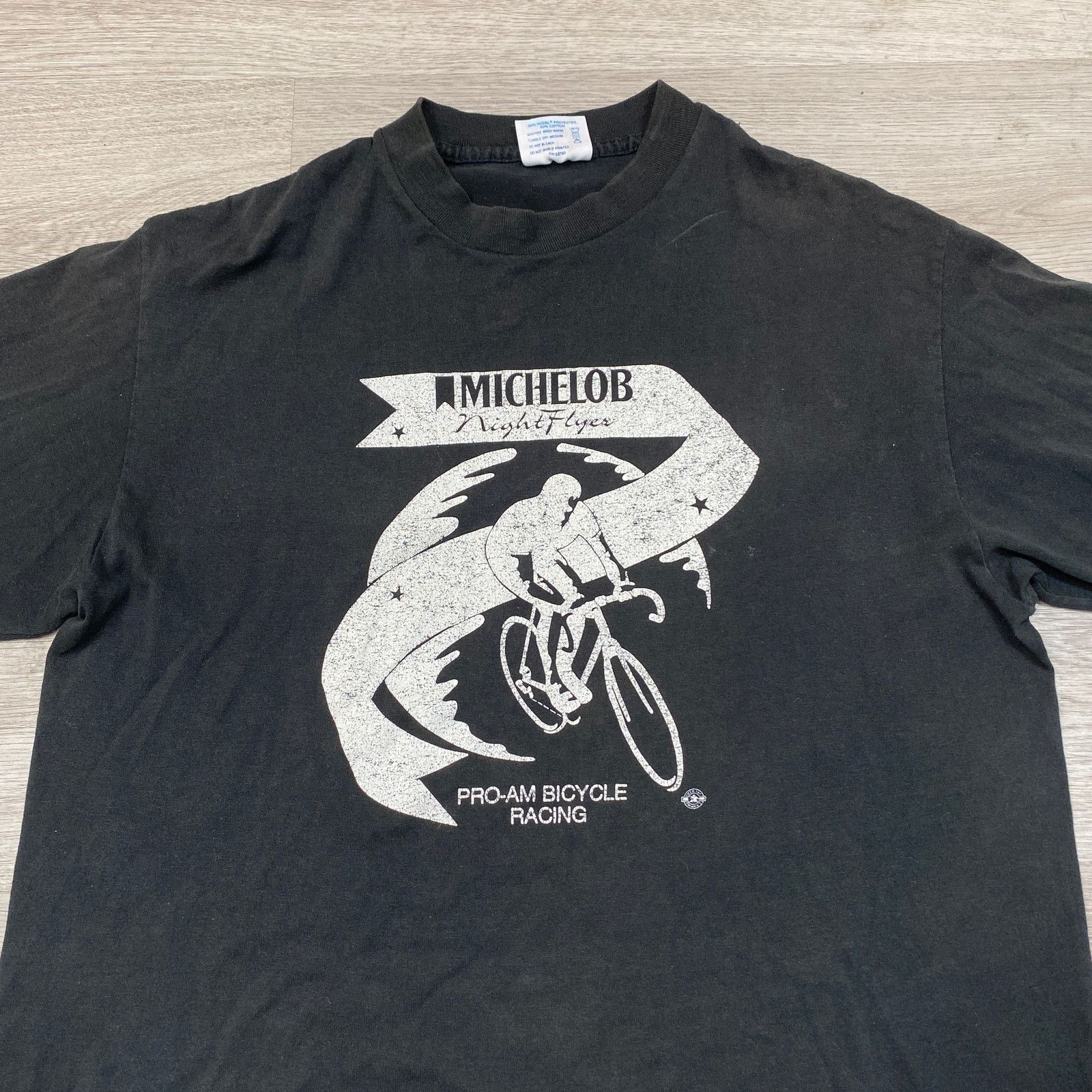TEE JAYS × Vintage VTG 80s 90s Michelob Night Flyers Pro Am Bicycle Racing L Size US L / EU 52-54 / 3 - 2 Thumbnail