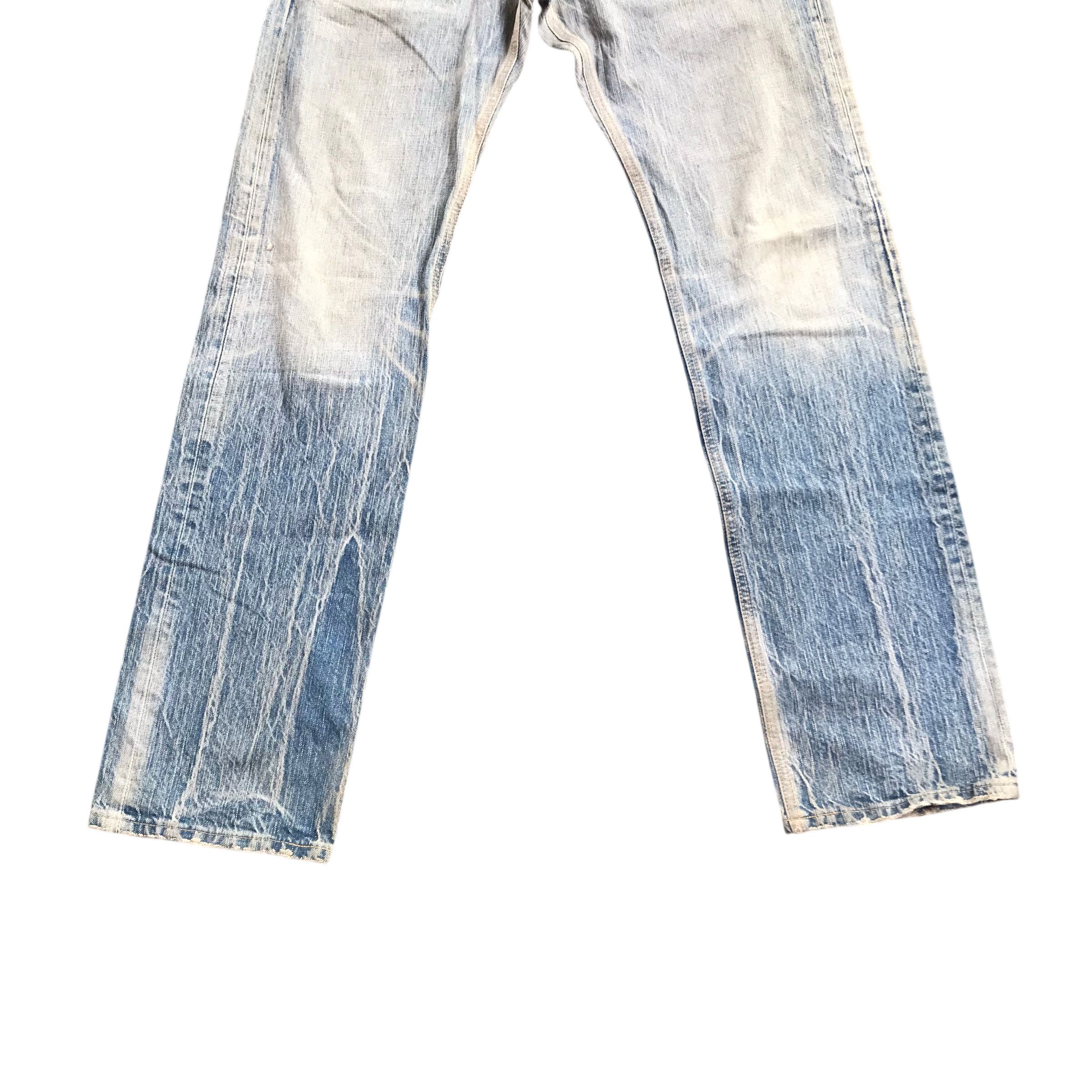 Edwin Vintage Edwin 502 Distressed Denim Acid Wash-Size 33 Size US 30 / EU 46 - 3 Thumbnail