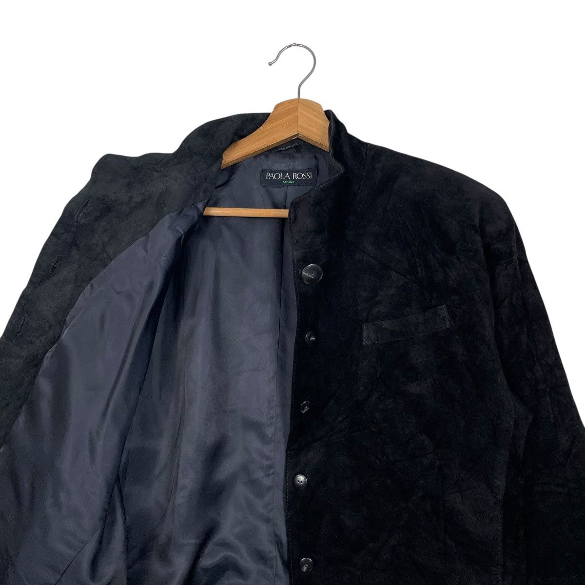 Other Paola Rossi Black Crop Jacket Size M / US 6-8 / IT 42-44 - 10 Thumbnail
