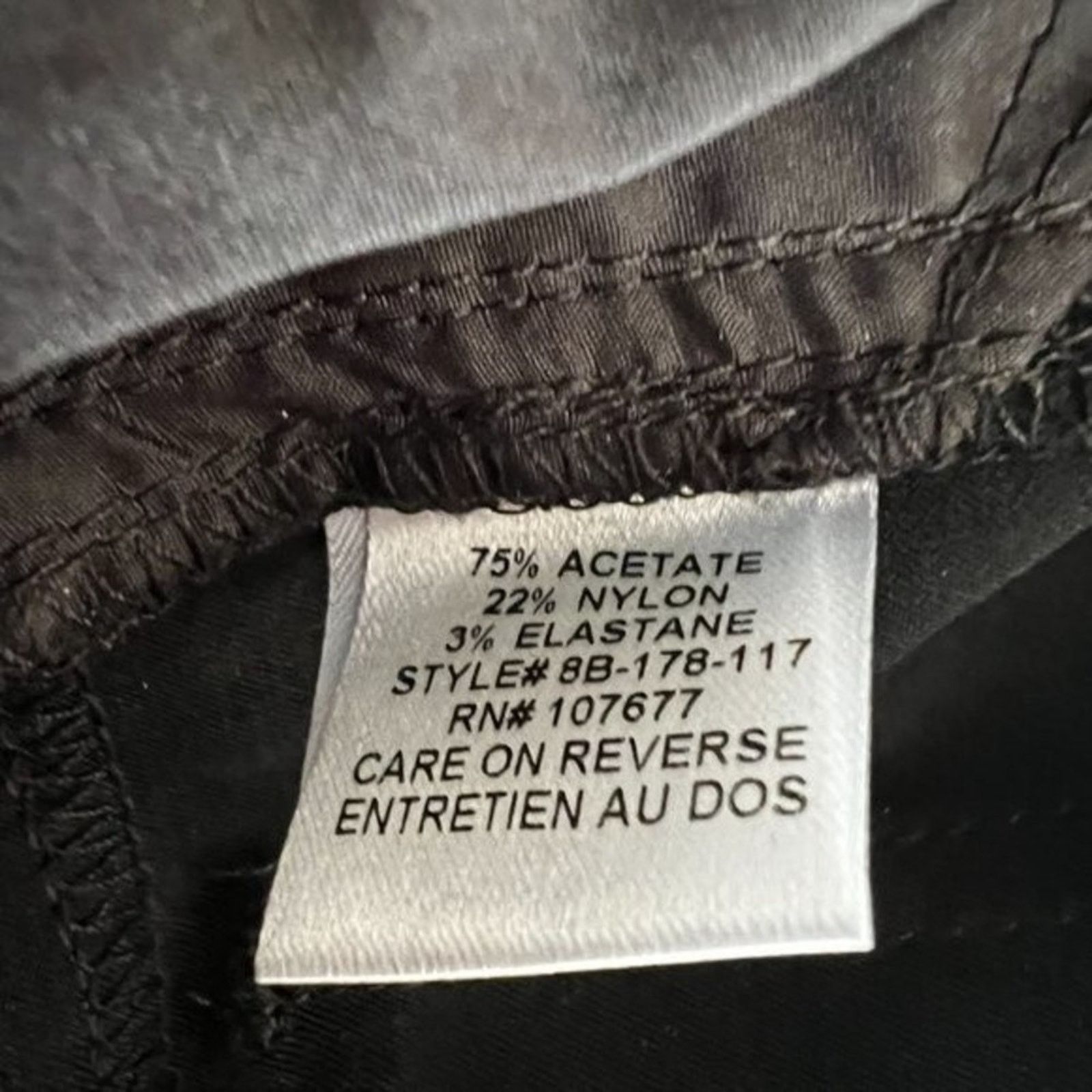 Alice + Olivia ALICE + OLIVIA Black Low-Rise Skinny Leg Pants, XS/US0/W27 Size 25" / US 0 / IT 36 - 7 Thumbnail