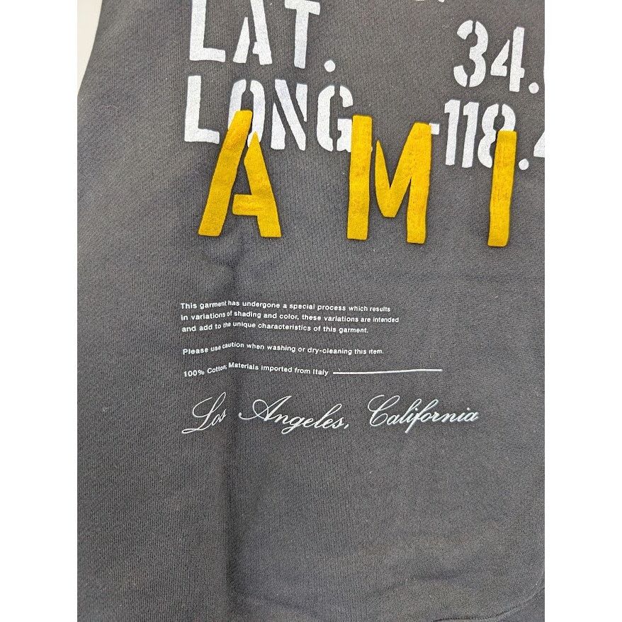 Amiri o1rshd1 Miltary Specs Stencil Hoodie in Black Size US S / EU 44-46 / 1 - 17 Thumbnail