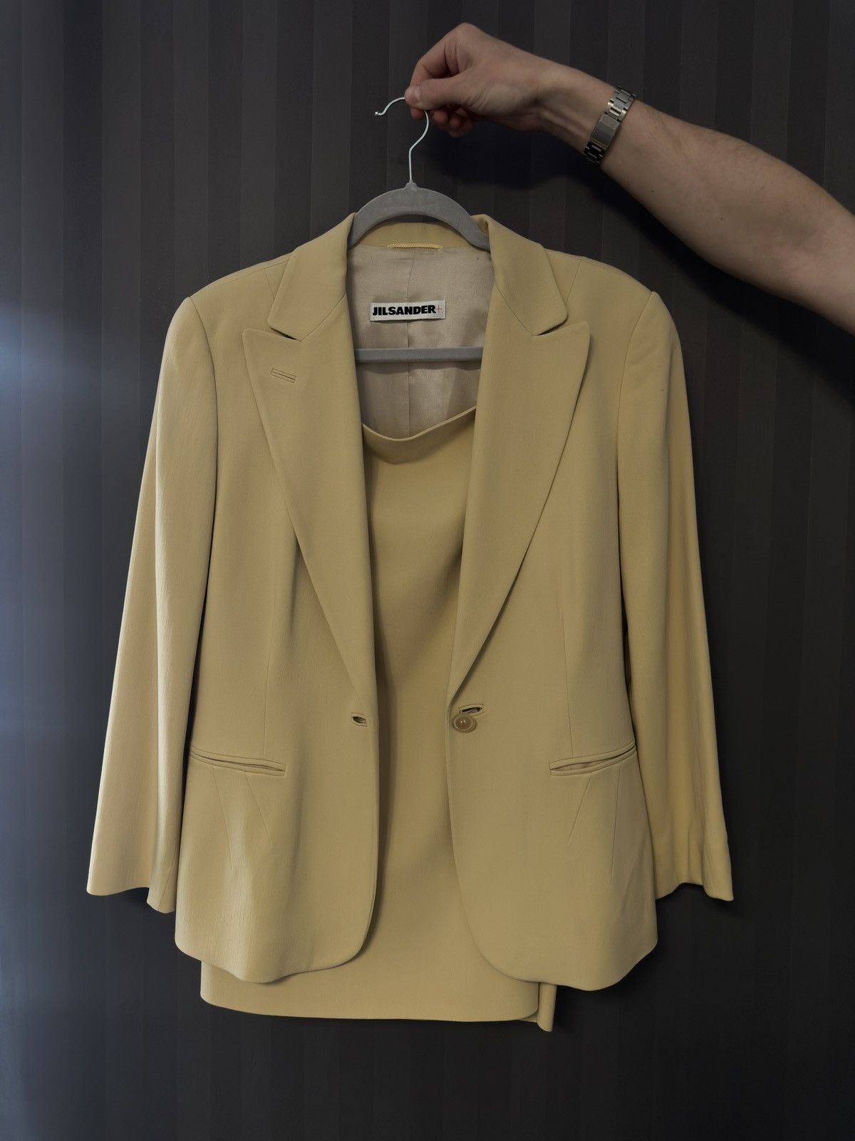 Jil Sander Archive Jil Sander Vintage Skirt Suit Blazer Mini Skirt Set Size L / US 10 / IT 46 - 1 Thumbnail