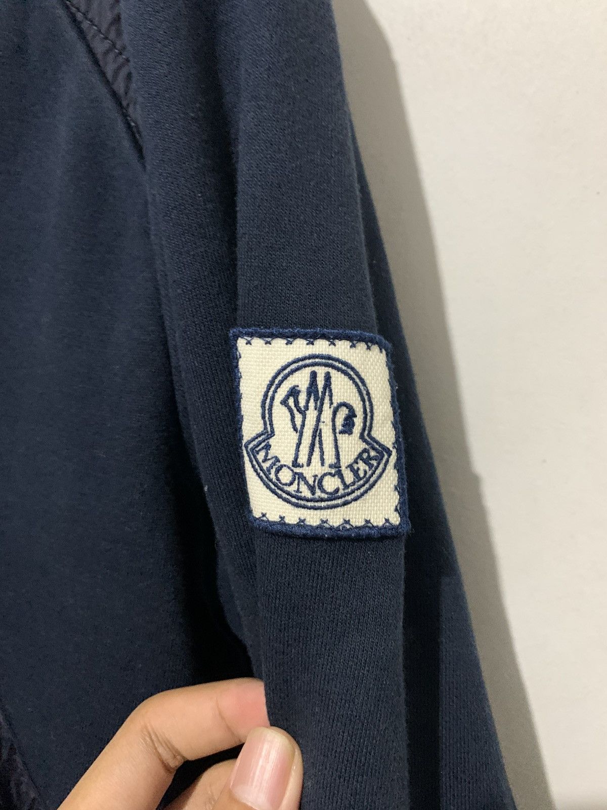 Moncler Jacket Hoodie Moncler Gamme Bleu Vintage Second Original M Size US M / EU 48-50 / 2 - 2 Thumbnail