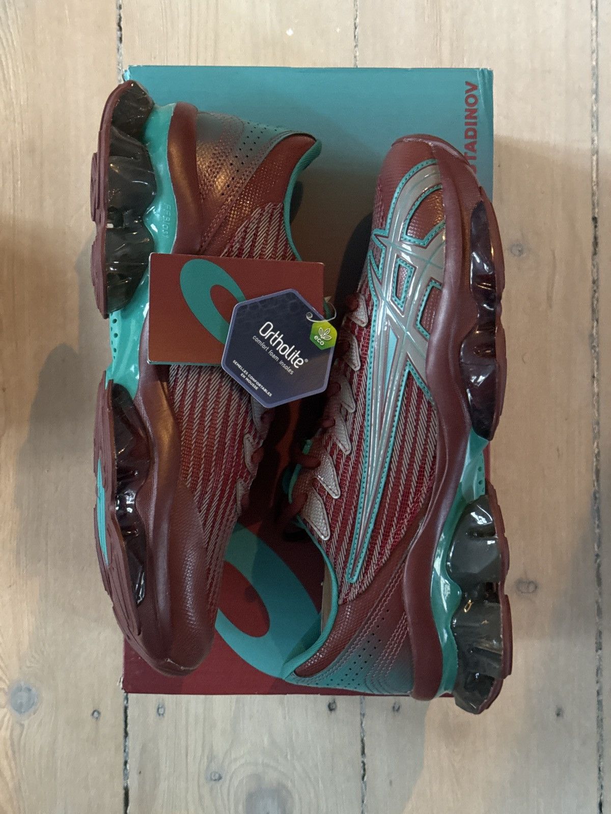 Pre-owned Asics X Kiko Kostadinov Asics Gel Quantum Levitrack Shoes In Red