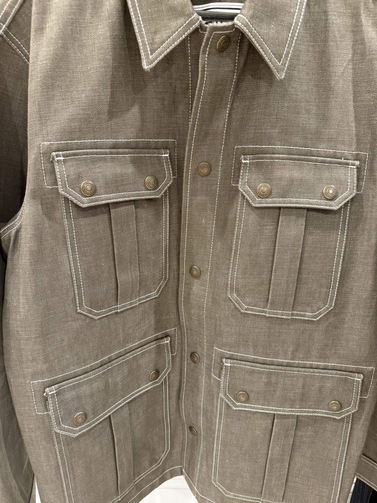 AMI Ami Paris Workwear Denim Jacket Size US L / EU 52-54 / 3 - 2 Thumbnail