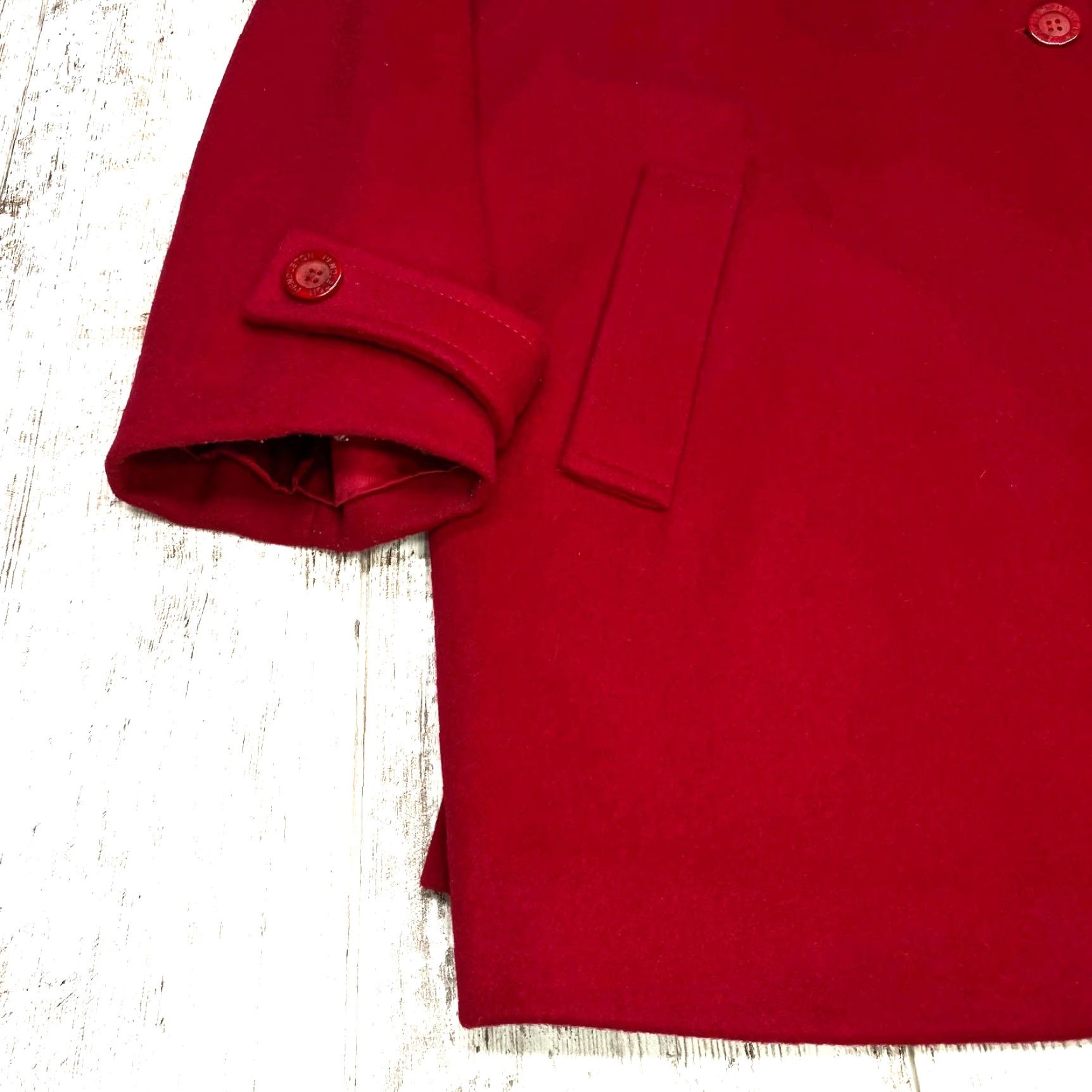 Pendleton VINTAGE Pendleton Coat Womens XL Red 100% Wool Button Front Lined Made in USA Size XL / US 12-14 / IT 48-50 - 3 Thumbnail