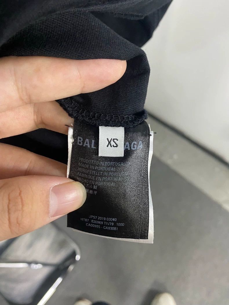 Balenciaga Balenciaga Logo printed black short sleeves Size US XS / EU 42 / 0 - 3 Thumbnail