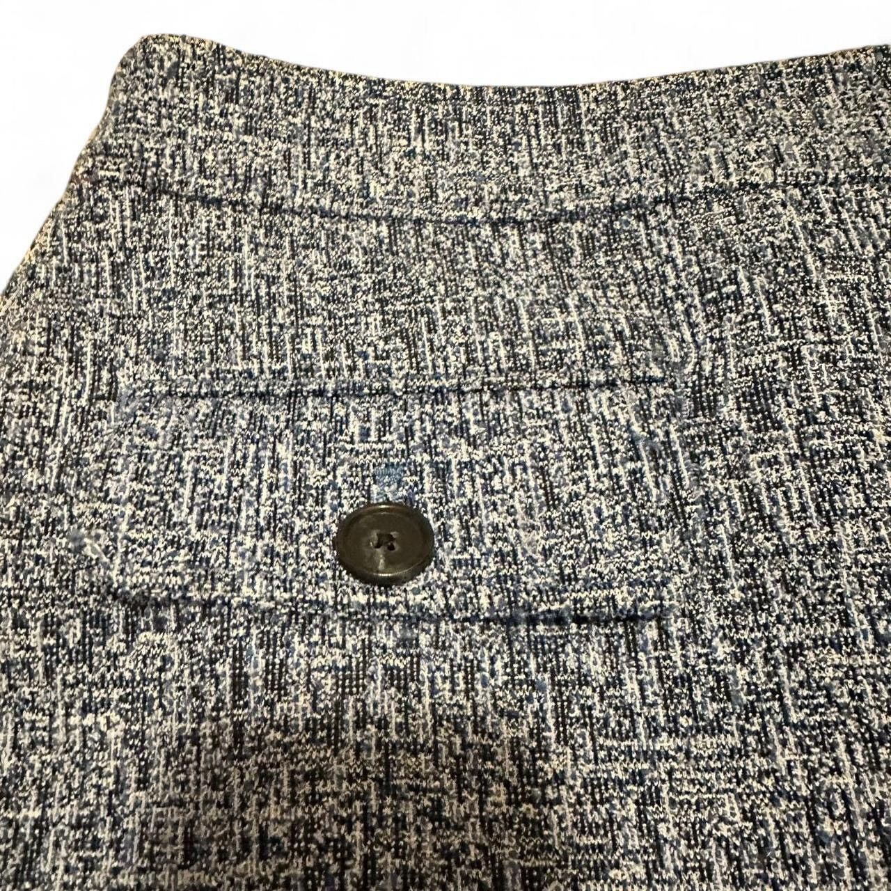 Loft LOFT BLUE TWEED MINI SKIRT SIZE 4 Size 27" / US 4 / IT 40 - 2 Thumbnail