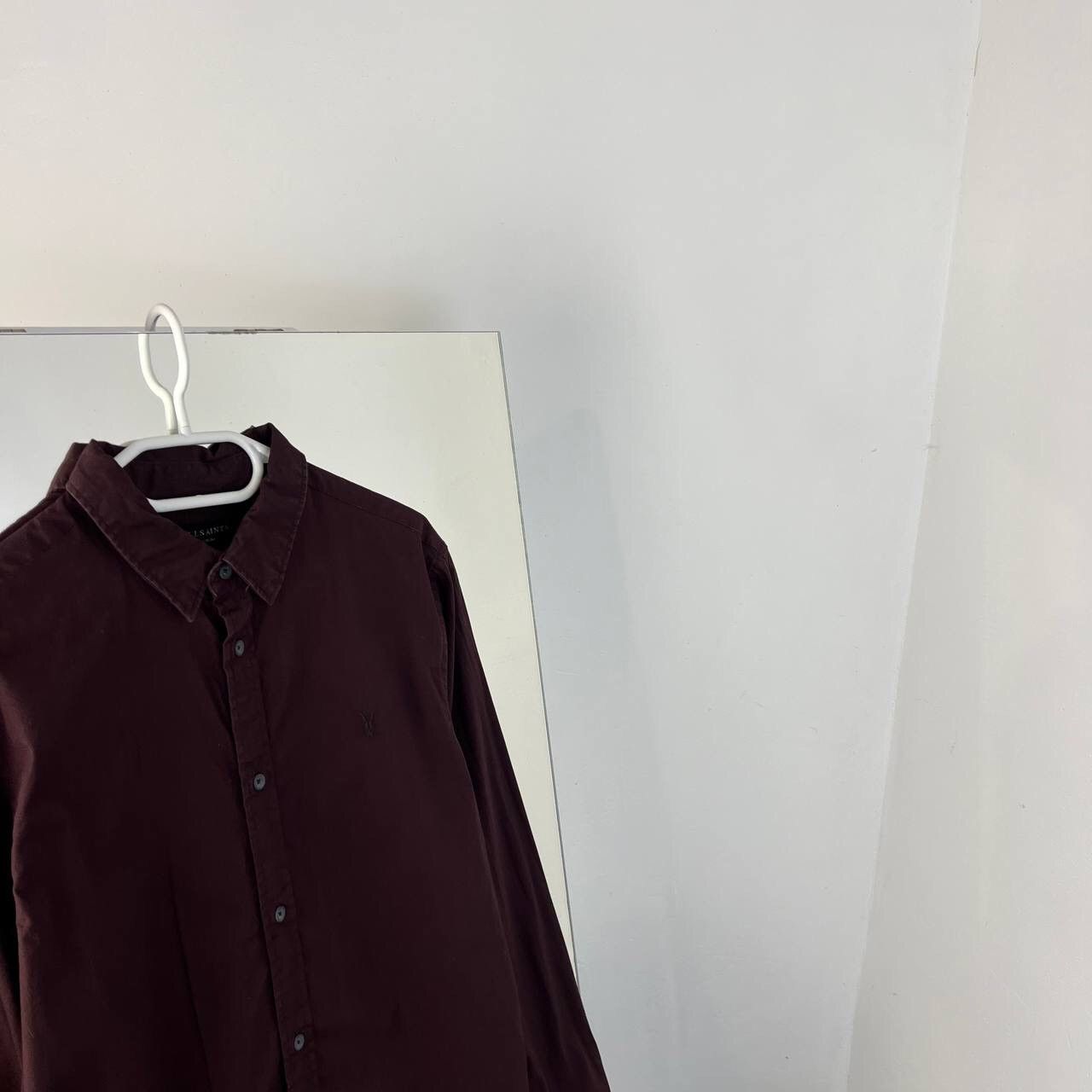 Allsaints Shirt Allsaints Button Up Y2k Luxury Mini Logo Size US M / EU 48-50 / 2 - 2 Thumbnail
