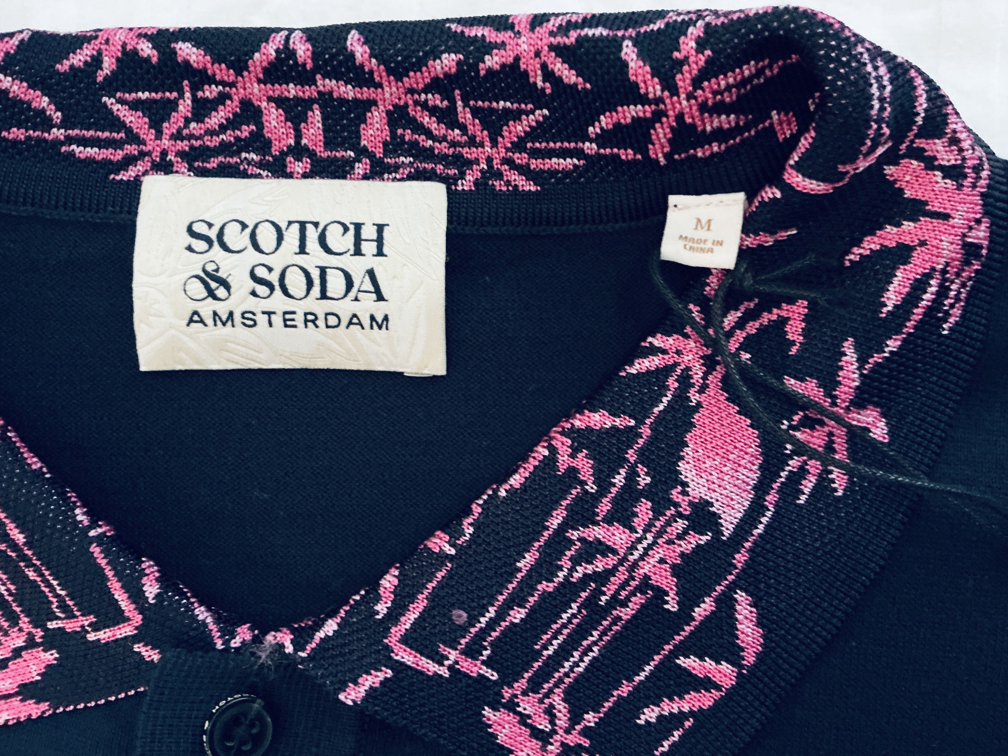 Scotch & Soda Scotch & Soda Embroidered Collar Polo — NWT — Size M Size US M / EU 48-50 / 2 - 8 Thumbnail
