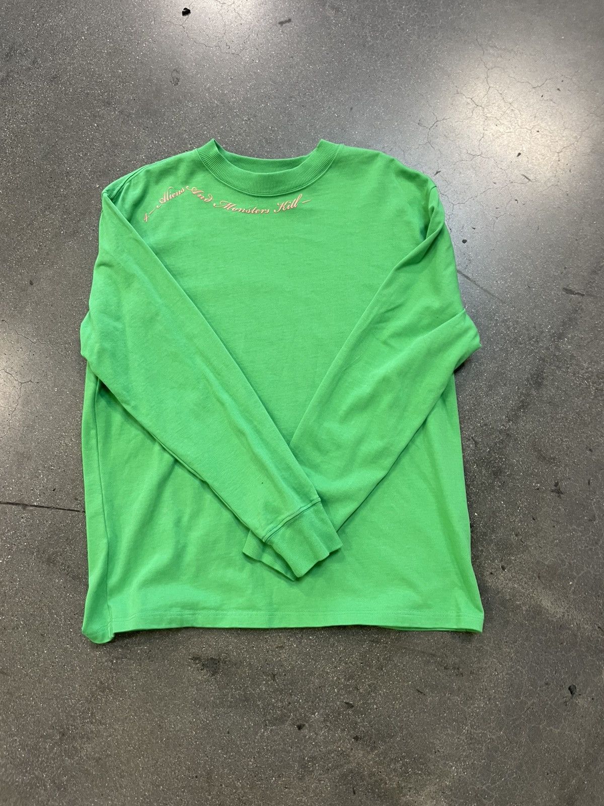 SSENSE SSENSE EXCLUSIVE GREEN ALIEN AND MONSTERS CURSIVE Size US M / EU 48-50 / 2 - 1 Thumbnail