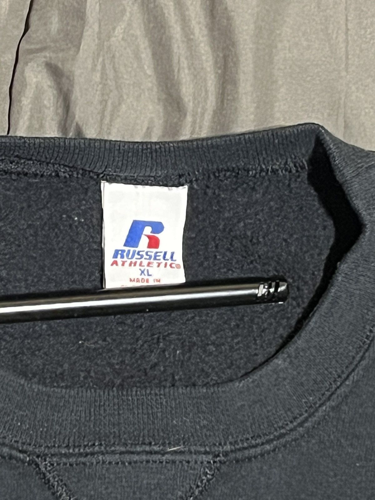 Russell Athletic Black Russel Athletic Crewneck Sweatshirt Size US XL / EU 56 / 4 - 4 Thumbnail