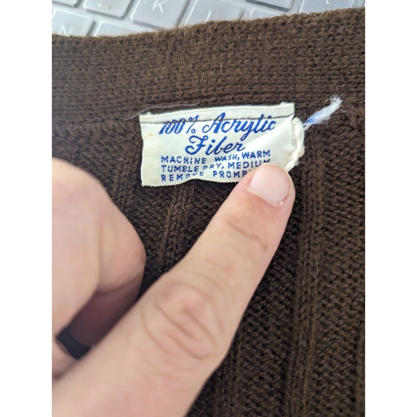 Vintage VINTAGE Cardigan Sweater Nike? Size M / US 6-8 / IT 42-44 - 4 Thumbnail