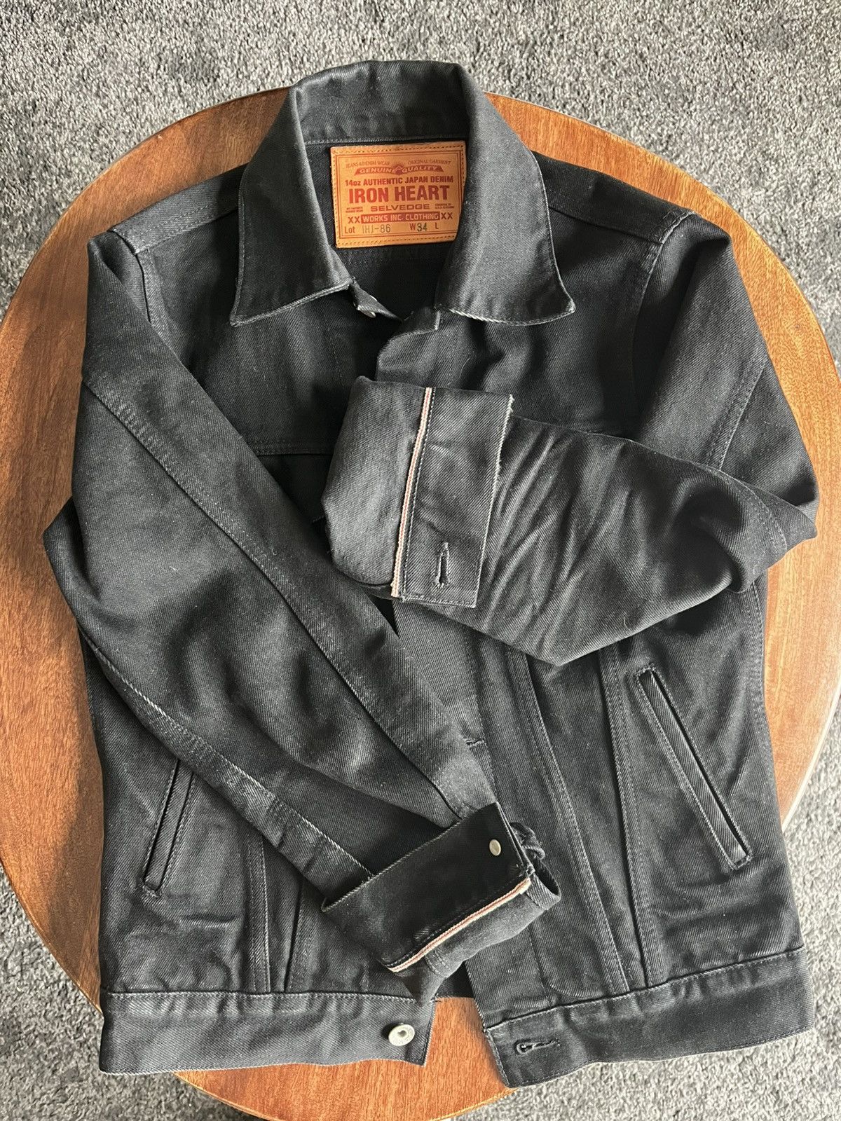 Iron Heart Iron Heart IHJ-86-BLK type 3 denim jacket Size US XS / EU 42 / 0 - 1 Thumbnail