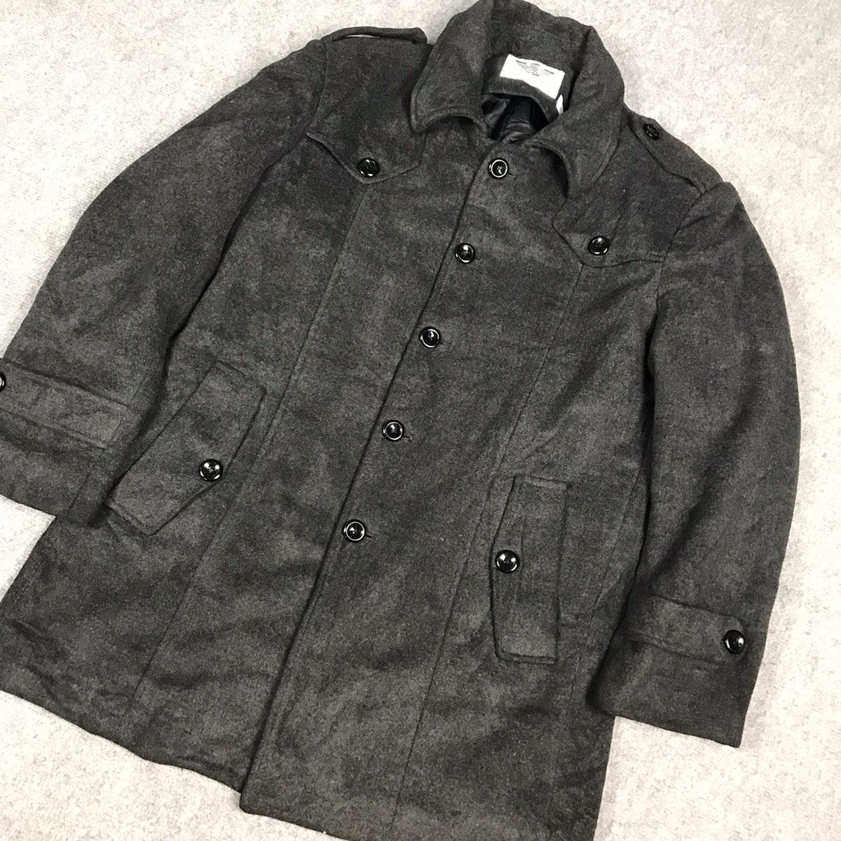 Giorgio Armani × Vintage GIORGIO ARMANI JAPAN COLLECTION BUTTON WOOL JACKET Size US M / EU 48-50 / 2 - 4 Thumbnail