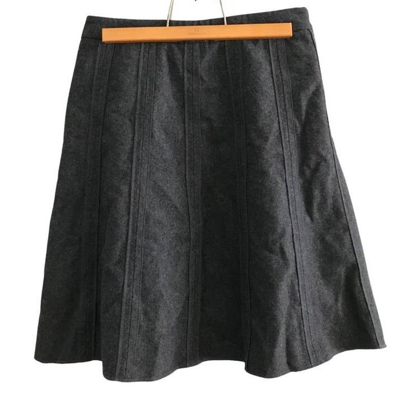 Merona Merona Grey Wool Blend Skirt Size 4 30 Waist Size 30" / US 8 / IT 44 - 1 Thumbnail