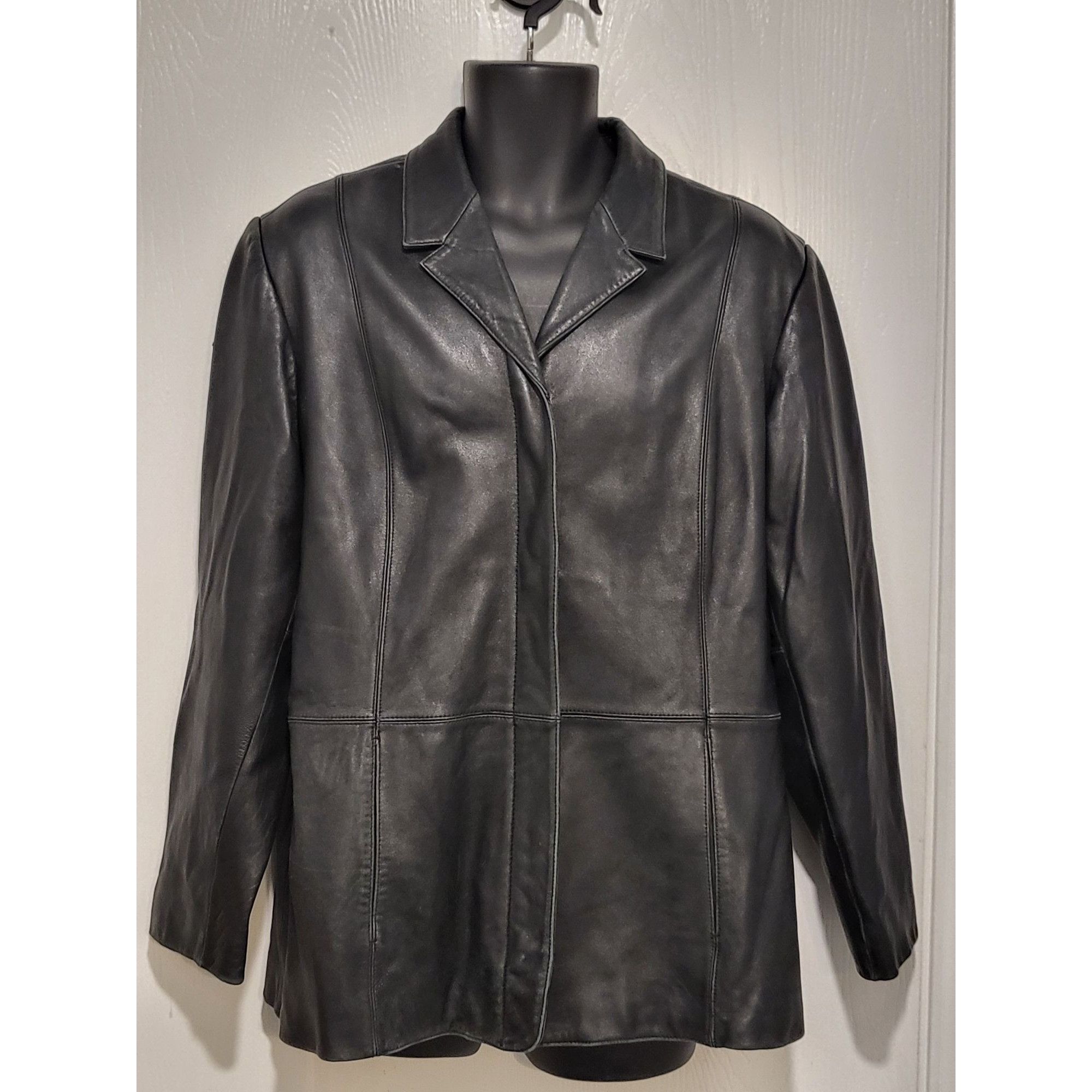 Preston & York Preston & York Genuine Lambskin Jacket Women Sz XL Leather F Size XL / US 12-14 / IT 48-50 - 1 Thumbnail